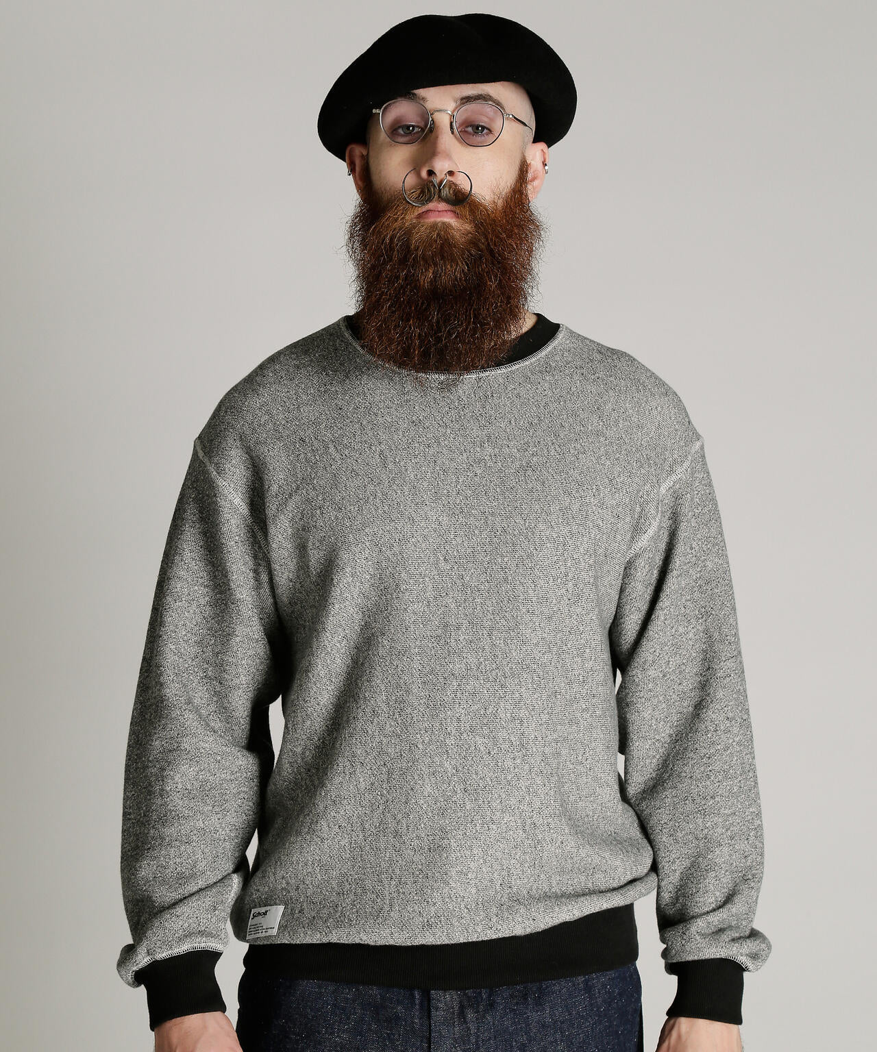 SALT AND PEPPER CREW SWEAT/ソルトアンドペッパー スウェット