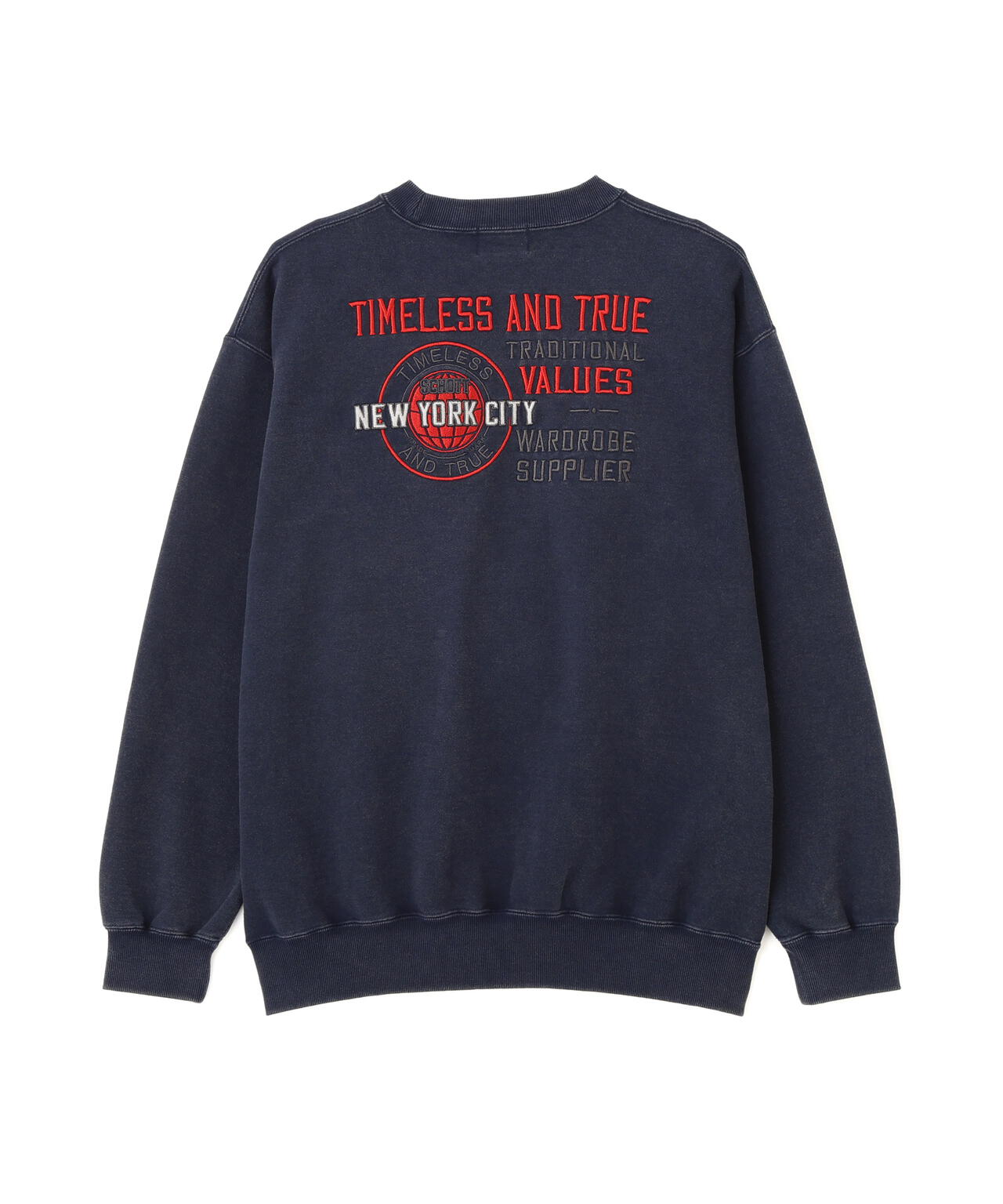 CREW SWEAT TIMELESS AND TRUE/クルー スウェット タイムレス アンド トゥルー