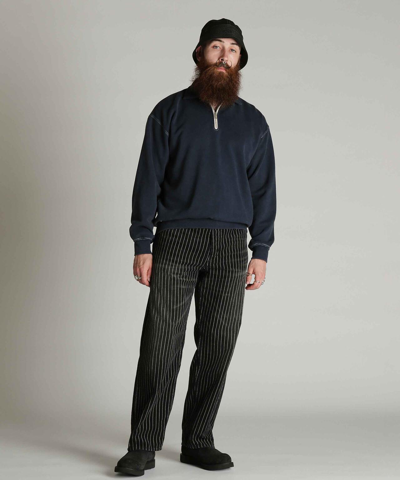HALF ZIP SWEAT/ハーフ ジップ スウェット