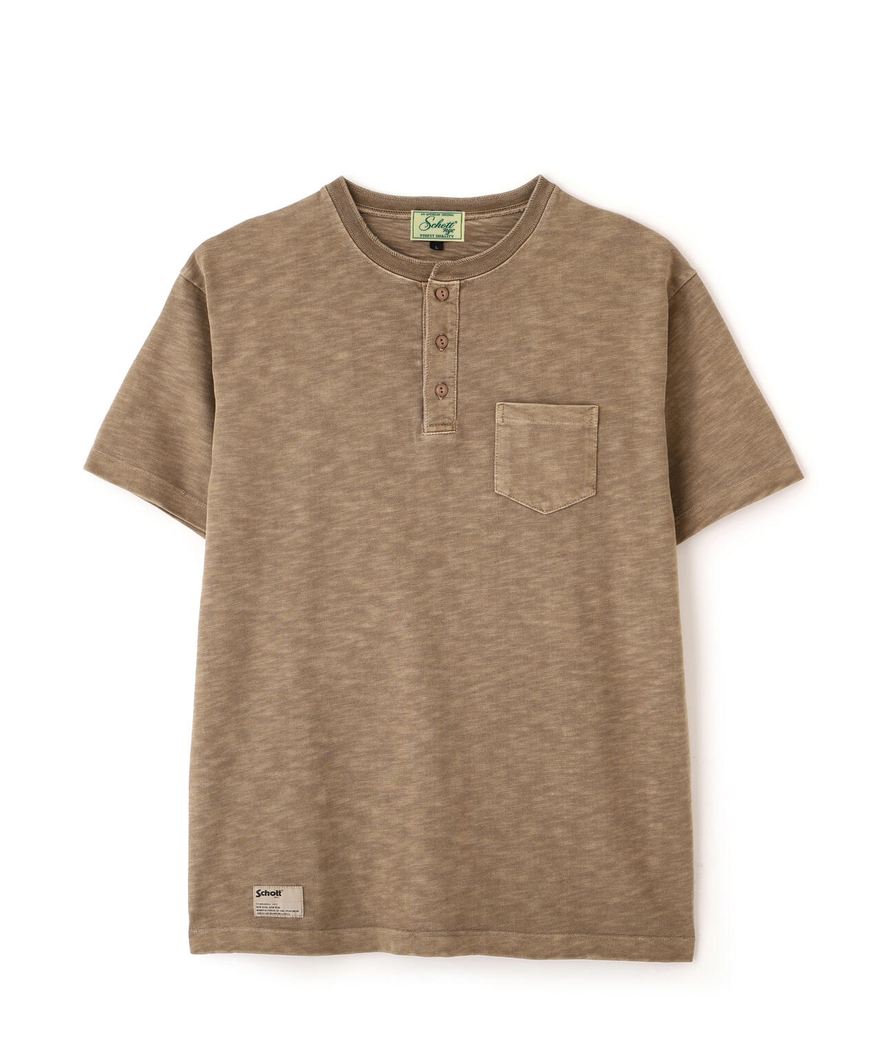 SLUB HENLEY T-SHIRT/スラブ ヘンリー Tシャツ