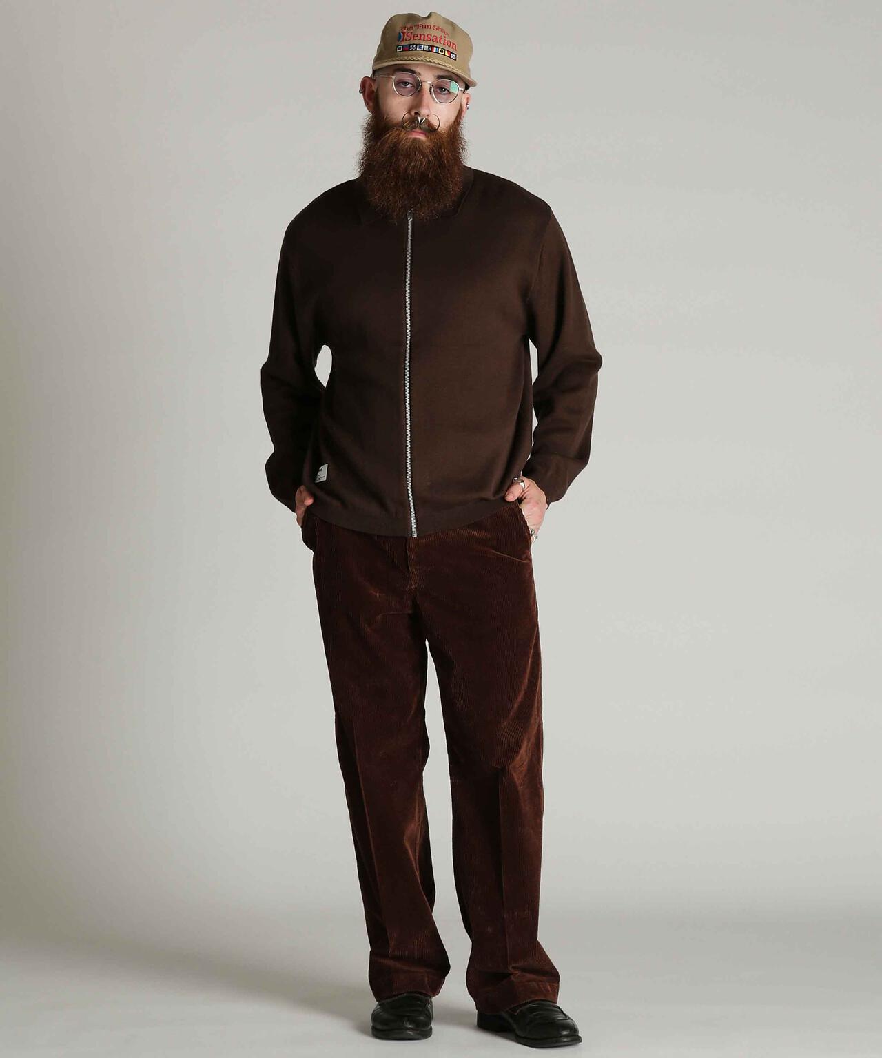 ZIP CARDIGAN/ジップカーディガン