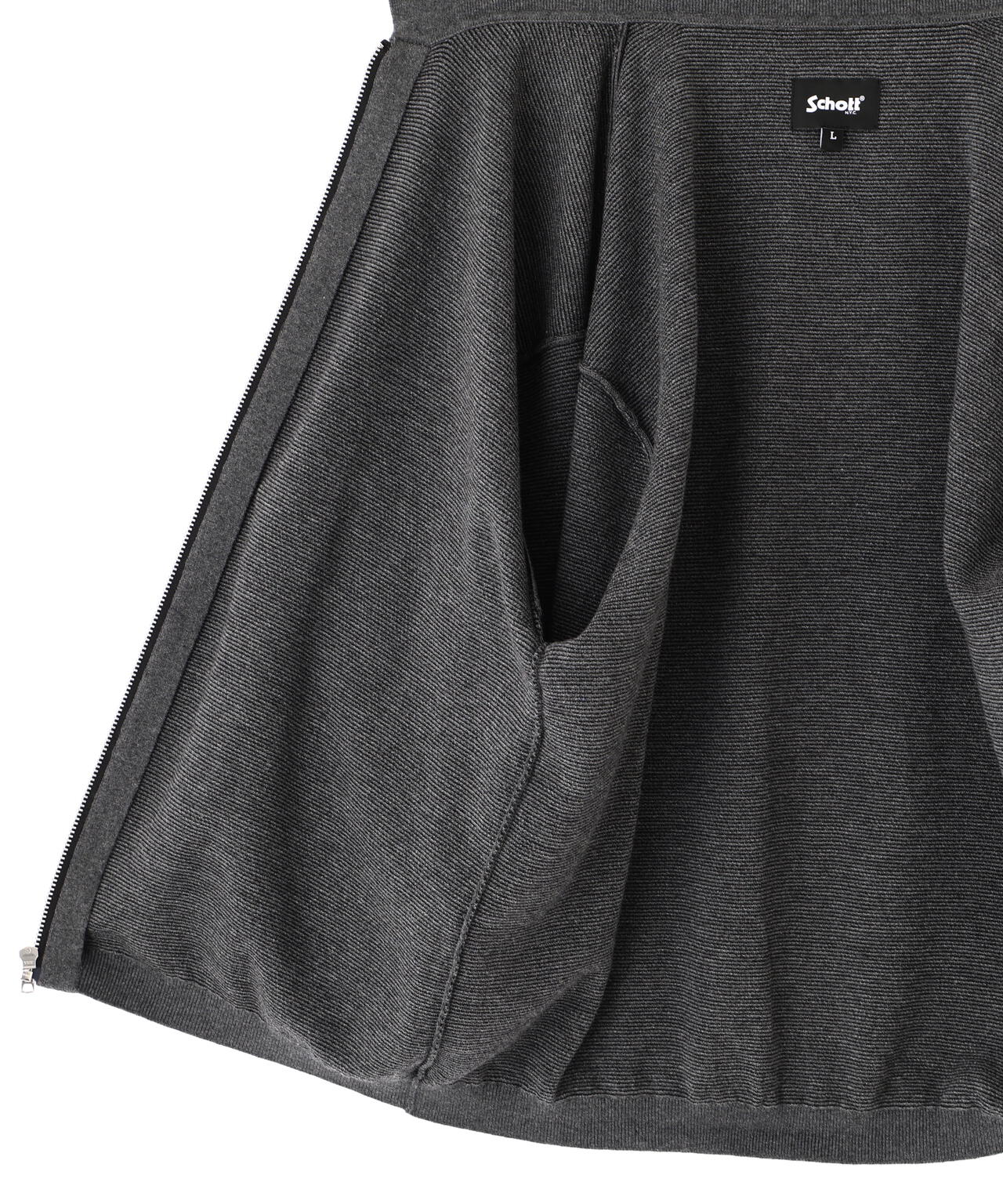 ZIP CARDIGAN/ジップカーディガン