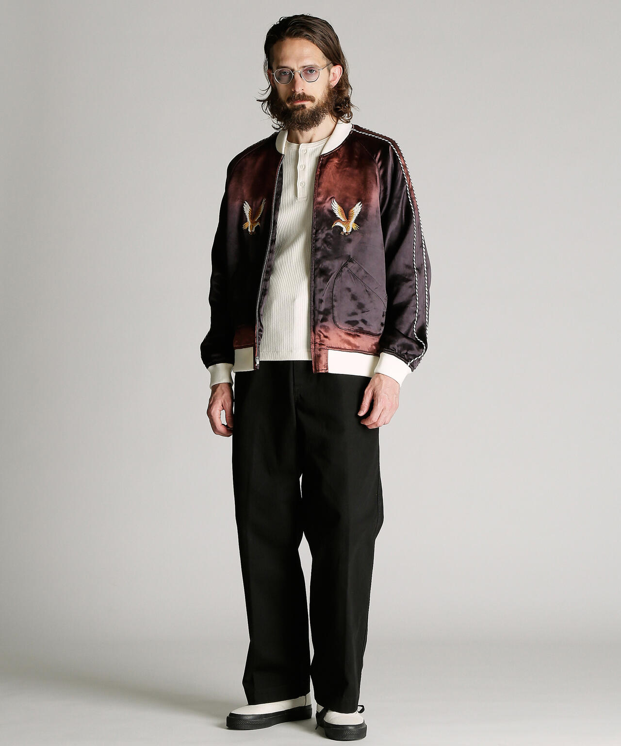 RAYON SUKA JKT/レーヨン スカジャン