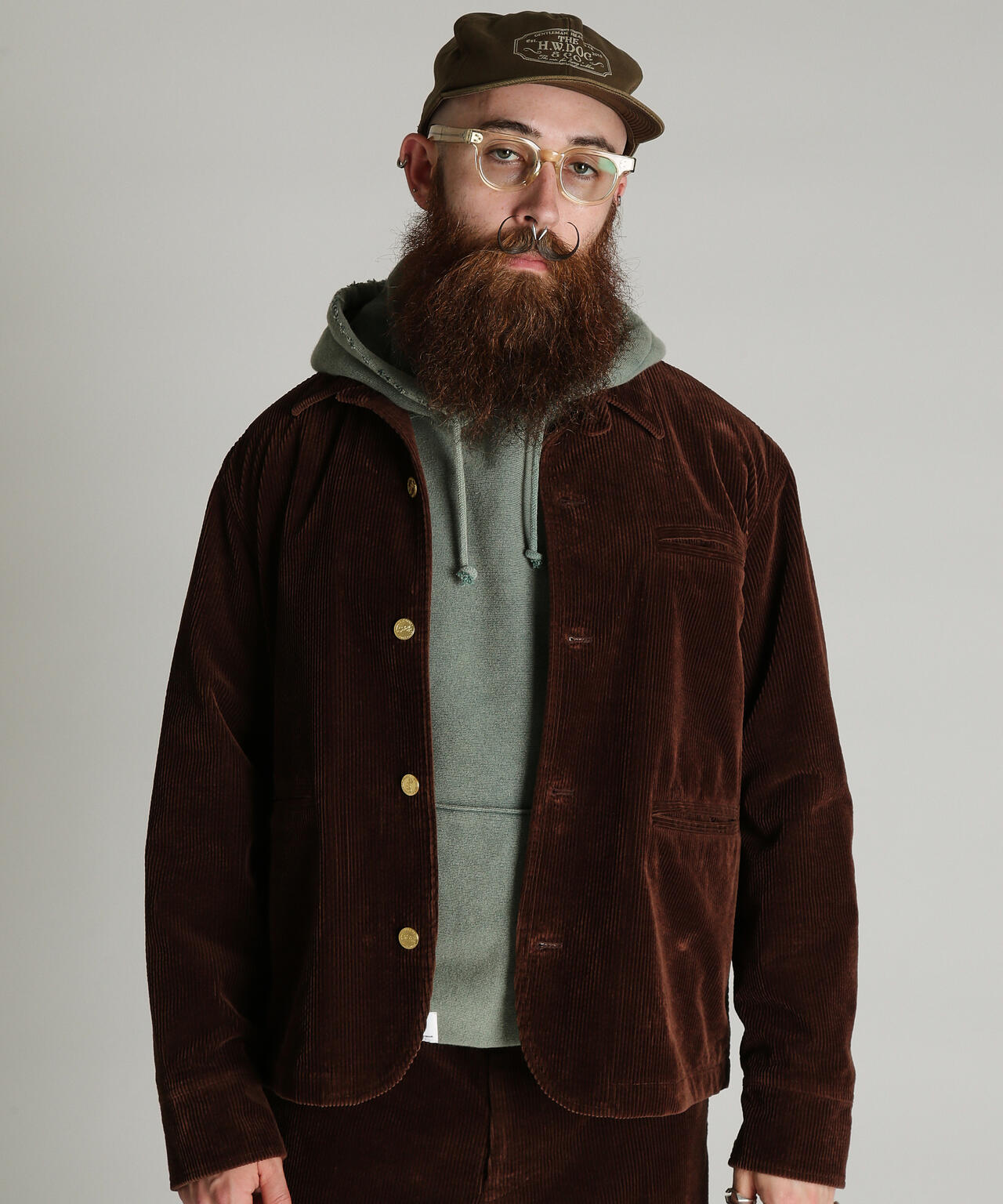 WOOLEN CORDUROY SACK JKT/ウール コーデュロイ サック ジャケット