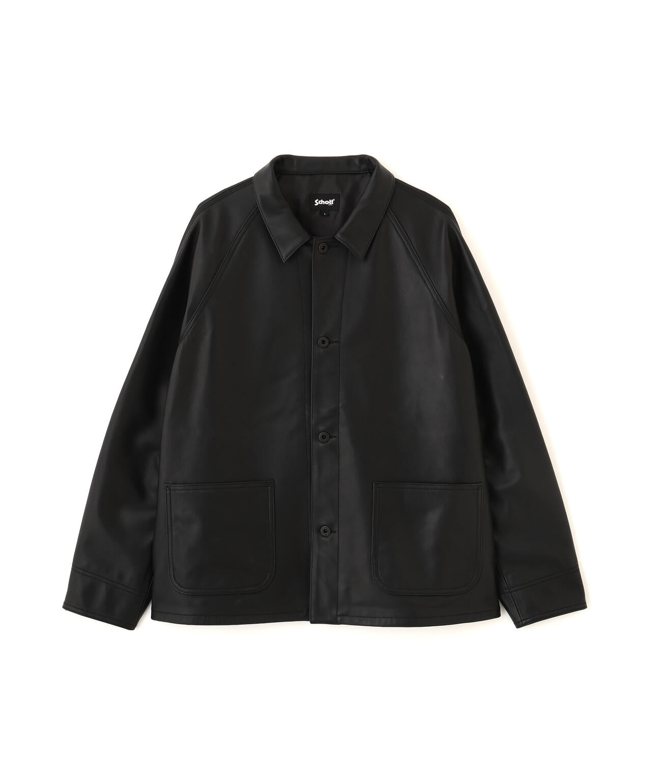LAMB LEATHER COVERALL JACKET/ラムレザー カバーオールジャケット