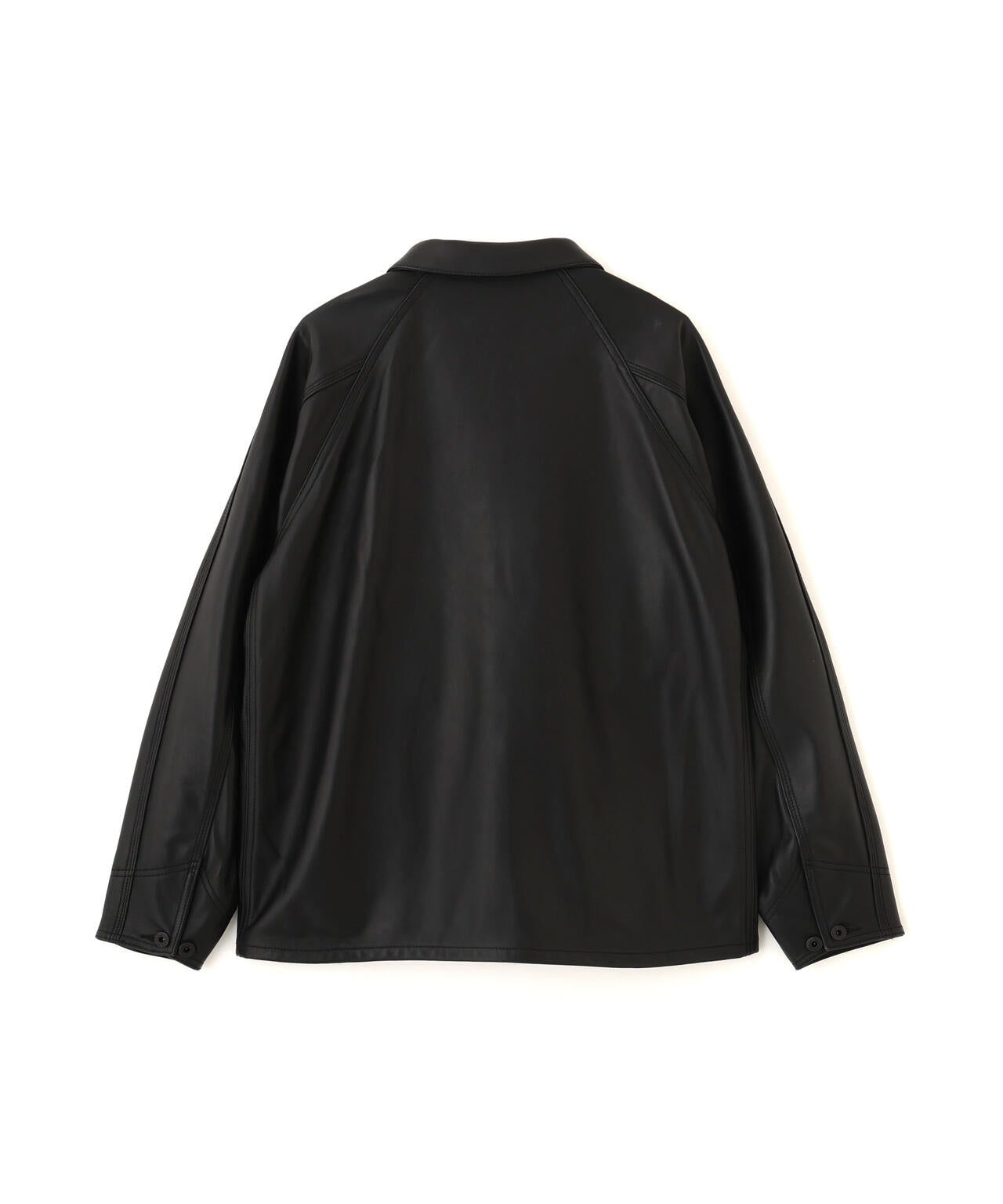 LAMB LEATHER COVERALL JACKET/ラムレザー カバーオールジャケット