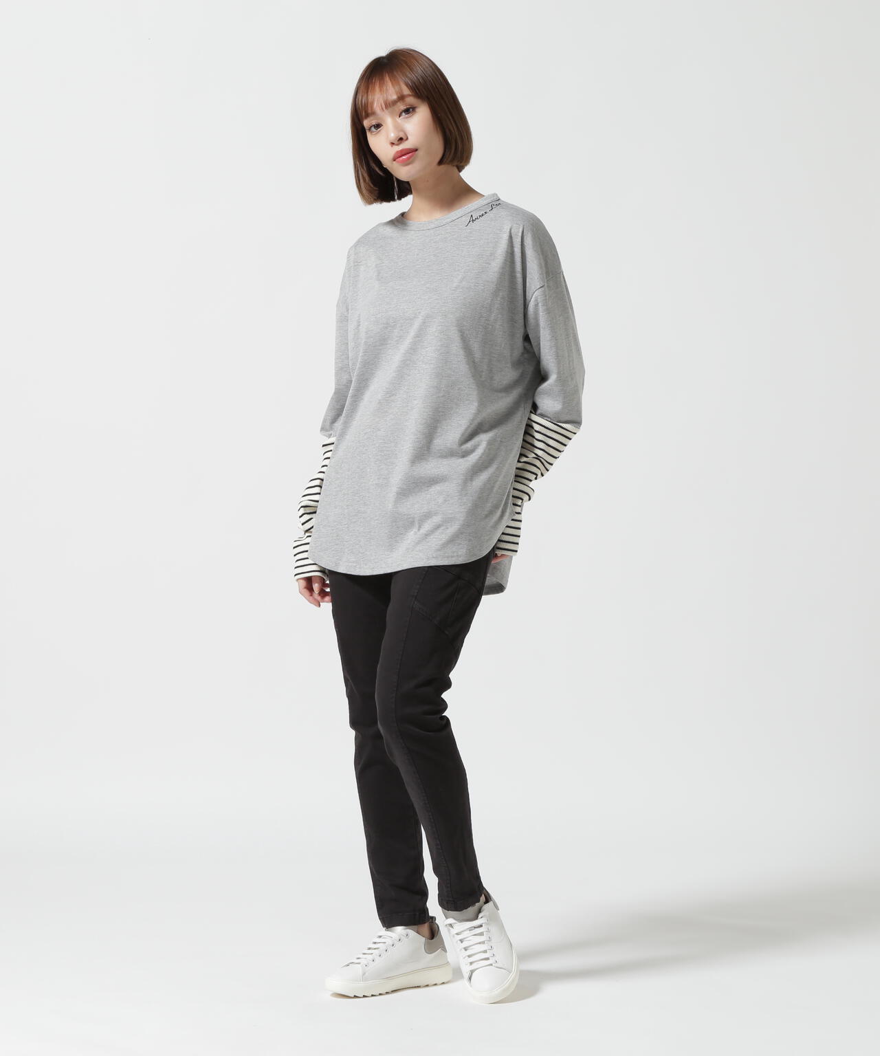 SIDE ZIP POCKET SKINNY PANTS/ サイドジップポケット スキニーパンツ