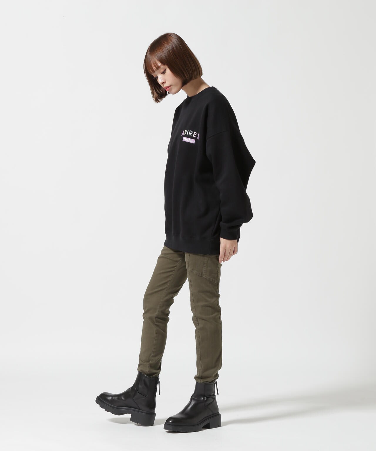 SIDE ZIP POCKET SKINNY PANTS/ サイドジップポケット スキニーパンツ