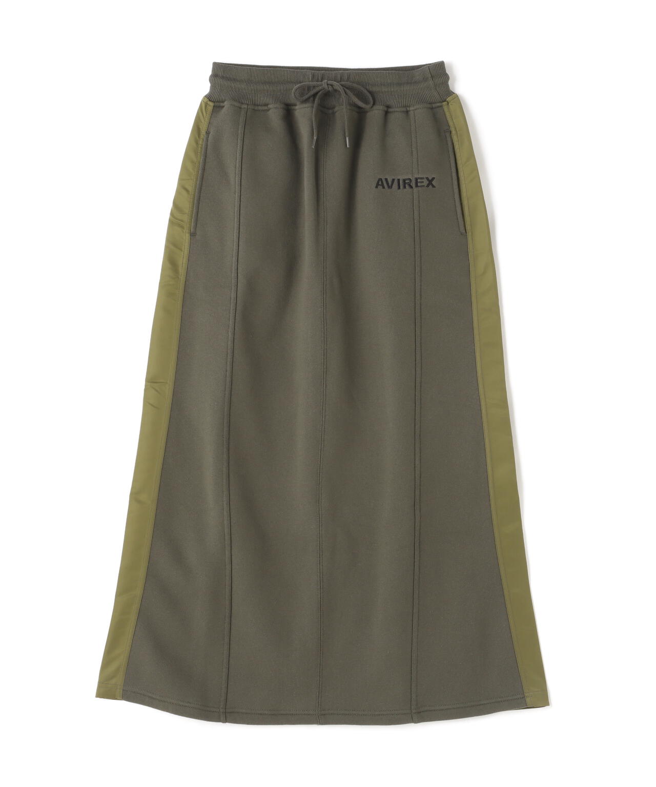 【WEB&DEPOT限定】スウェットコンビロングスカート/ SWEAT COMBI LONG SKIRT