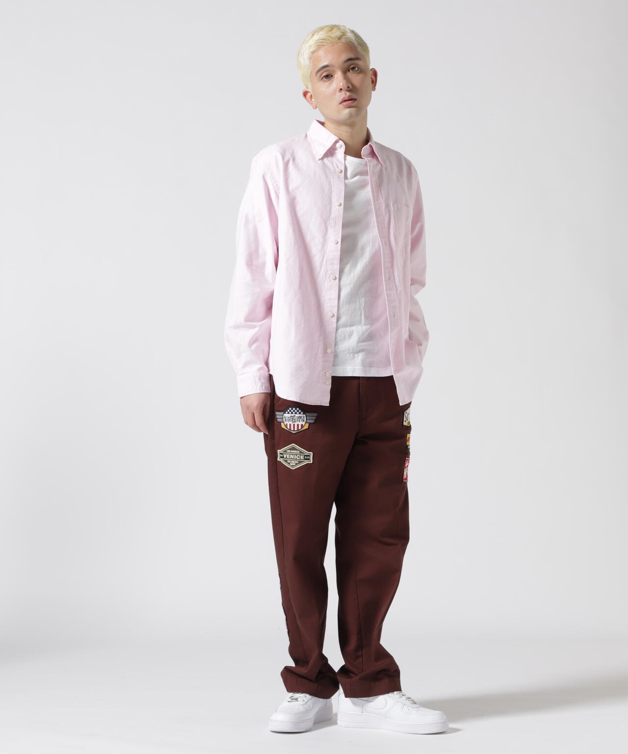 《DAILY/デイリー》BASIC OXFORD LONG SLEEVE B.D. SHIRT / 長袖 ベーシック オックスフォードシャツ