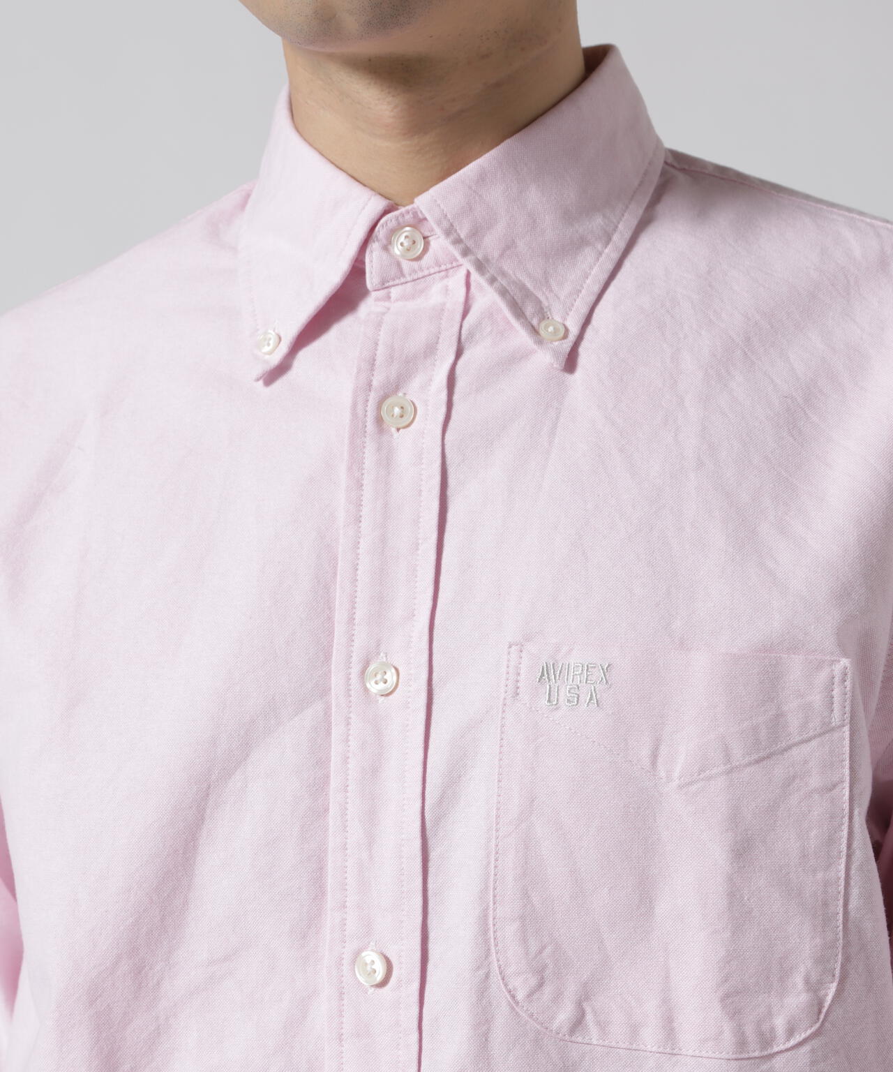 《DAILY/デイリー》BASIC OXFORD LONG SLEEVE B.D. SHIRT / 長袖 ベーシック オックスフォードシャツ