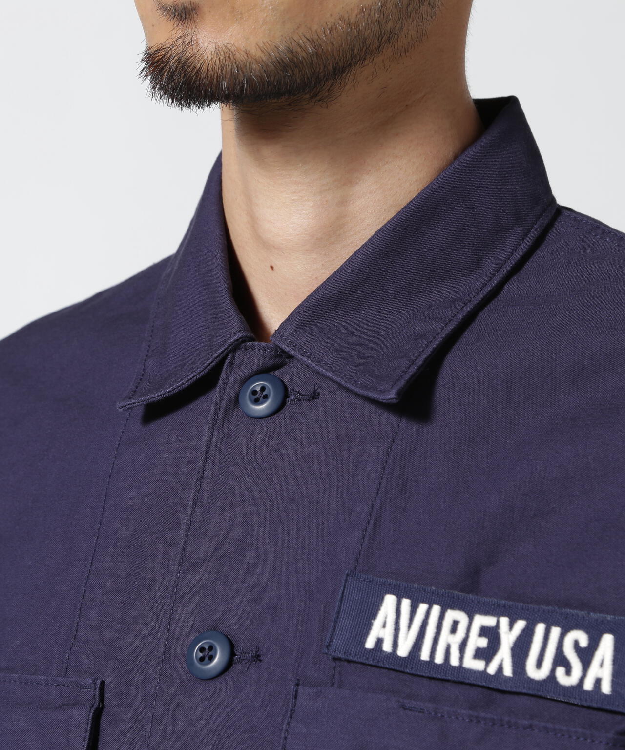 LONG SLEEVE FATIGUE SHIRT / 長袖 ファティーグ シャツ / AVIREX / アヴィレックス / STANDAR