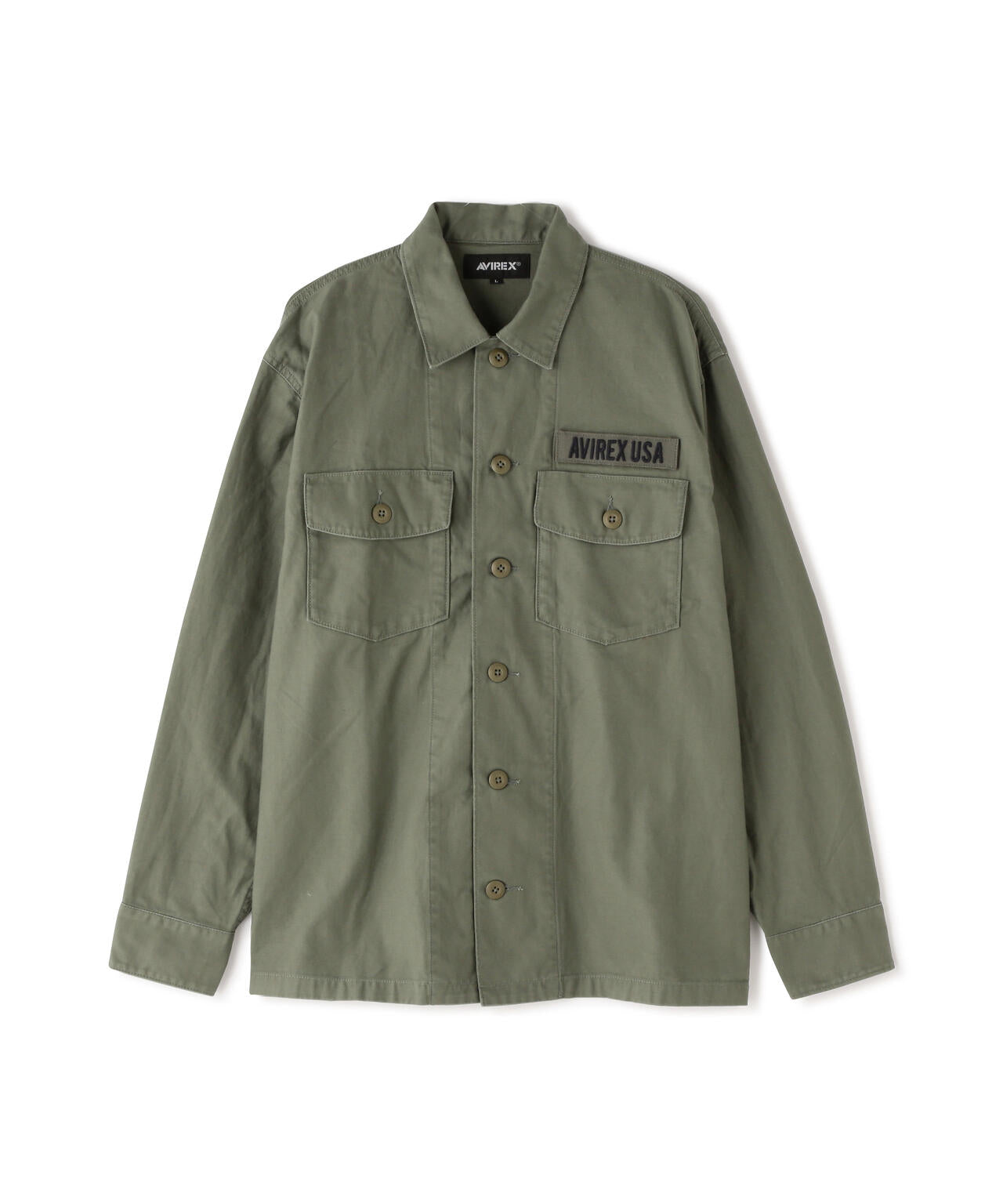 LONG SLEEVE FATIGUE SHIRT / 長袖 ファティーグ シャツ / AVIREX / アヴィレックス / STANDAR