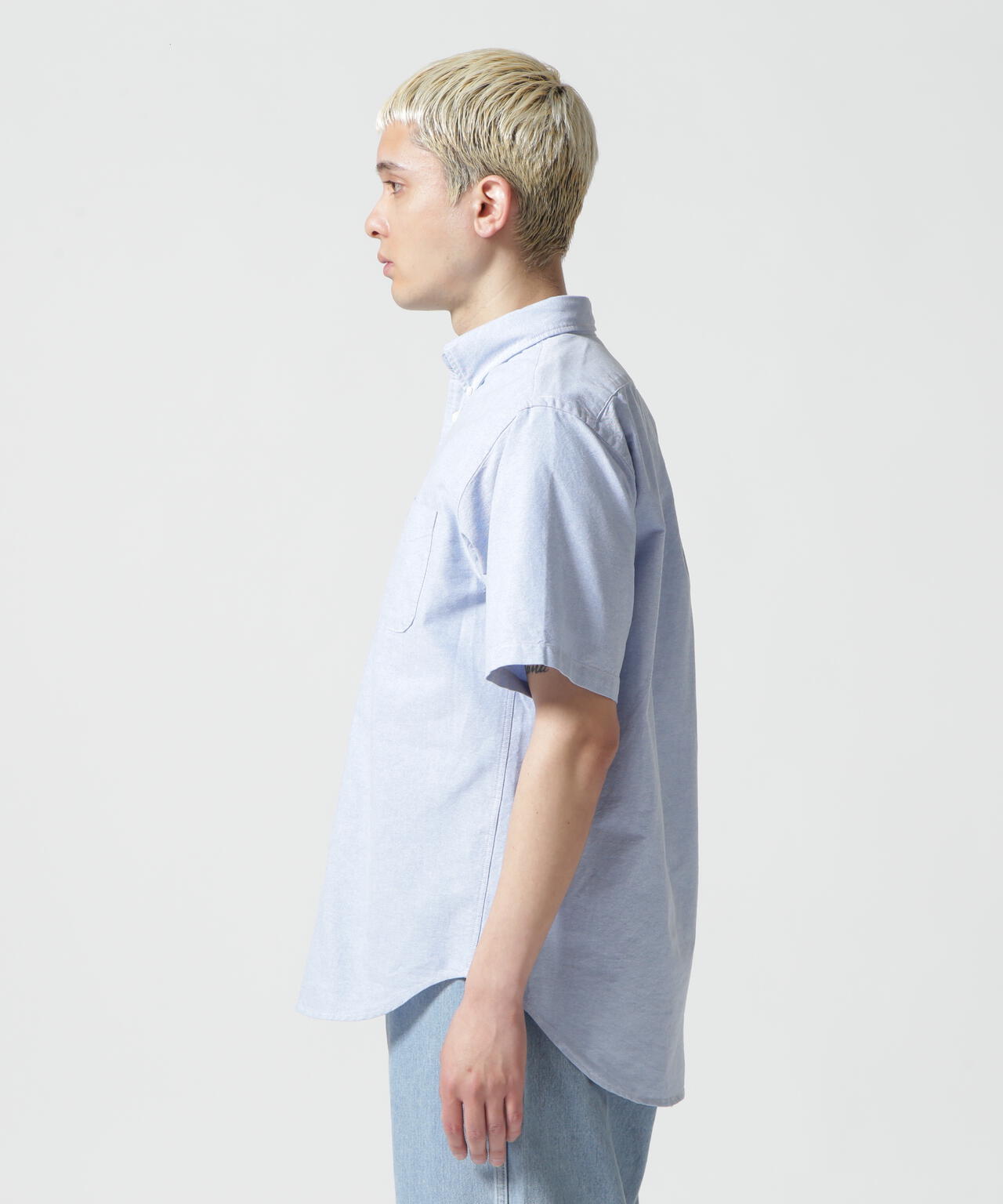 《DAILY/デイリー》BASIC OXFORD S/S B.D. SHIRT/半袖オックスフォードシャツ/AVIREX/アヴィレック