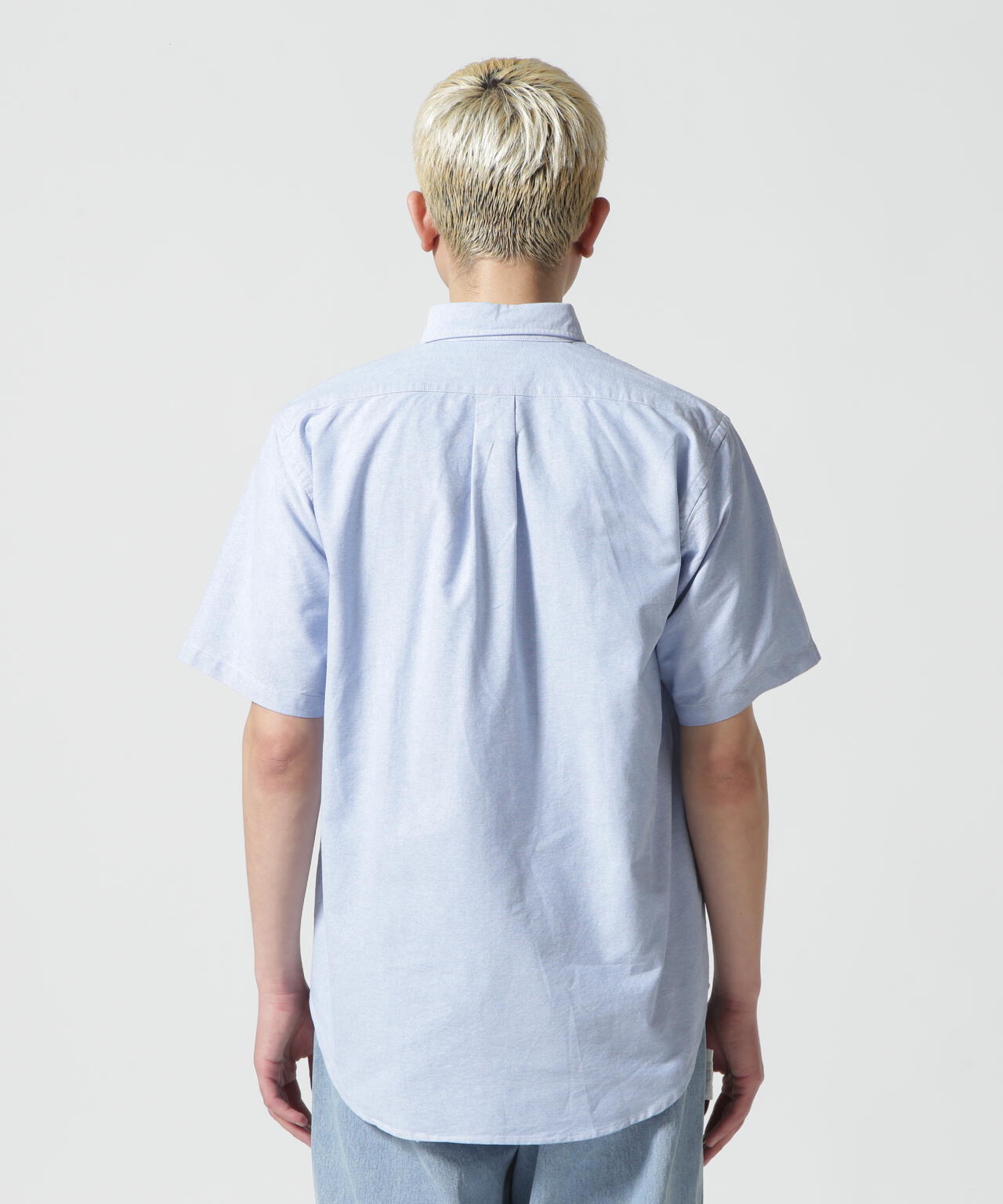 《DAILY/デイリー》BASIC OXFORD S/S B.D. SHIRT/半袖オックスフォードシャツ/AVIREX/アヴィレック