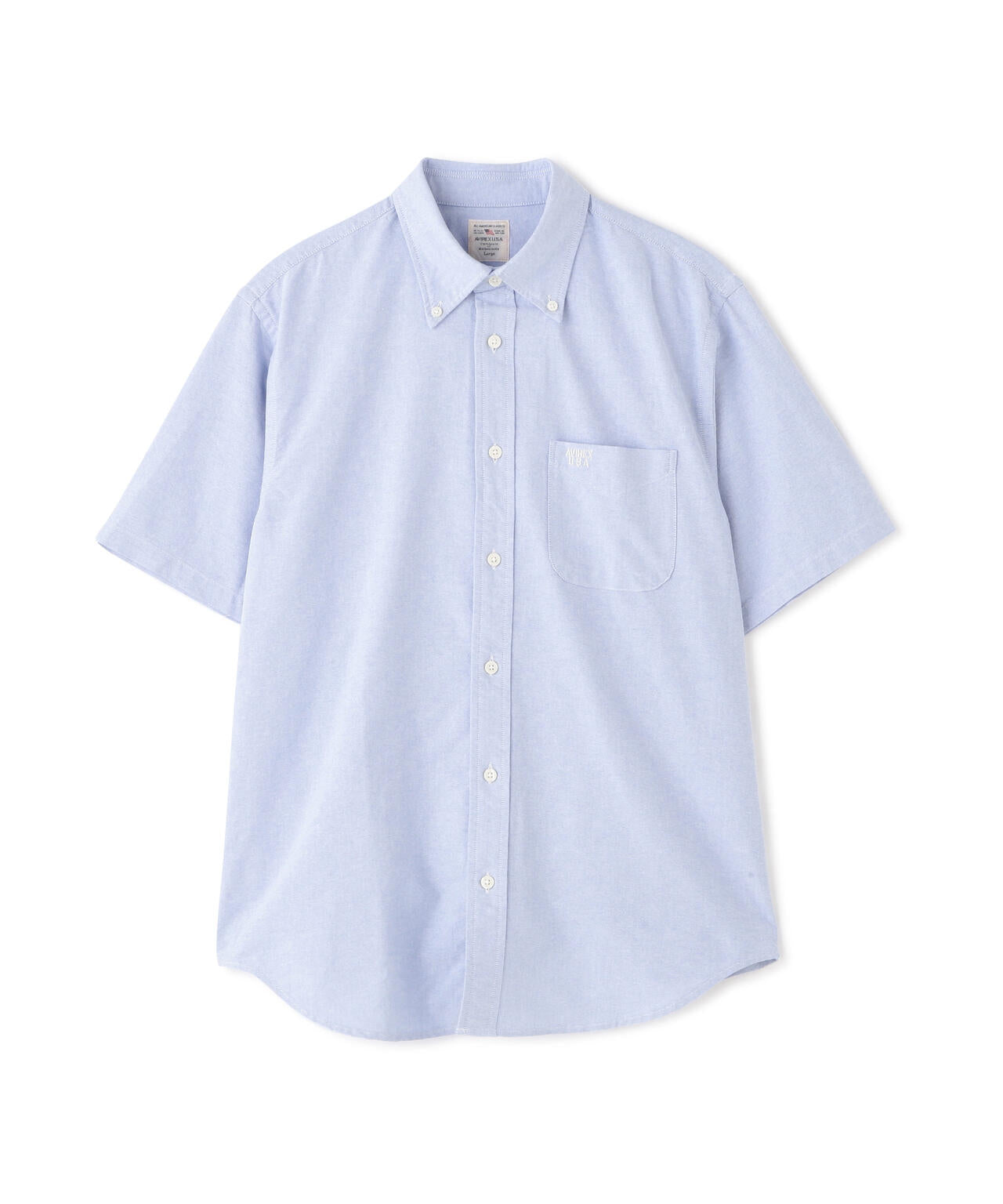 《DAILY/デイリー》BASIC OXFORD S/S B.D. SHIRT/半袖オックスフォードシャツ/AVIREX/アヴィレック
