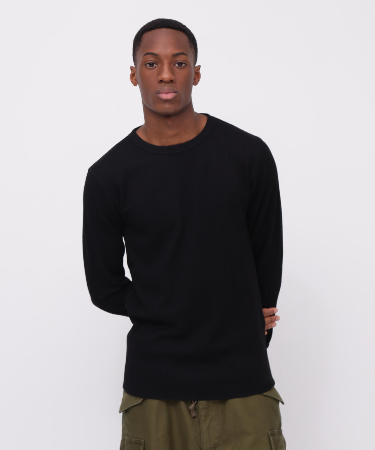 《DAILY/デイリー》THERMAL L/S CREW NECK T-SHIRT