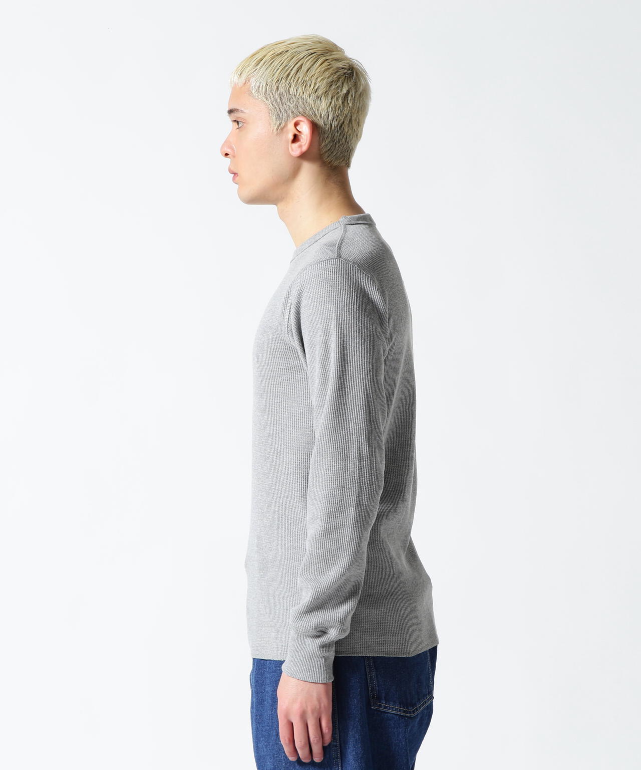 《DAILY/デイリー》THERMAL L/S CREW NECK T-SHIRT