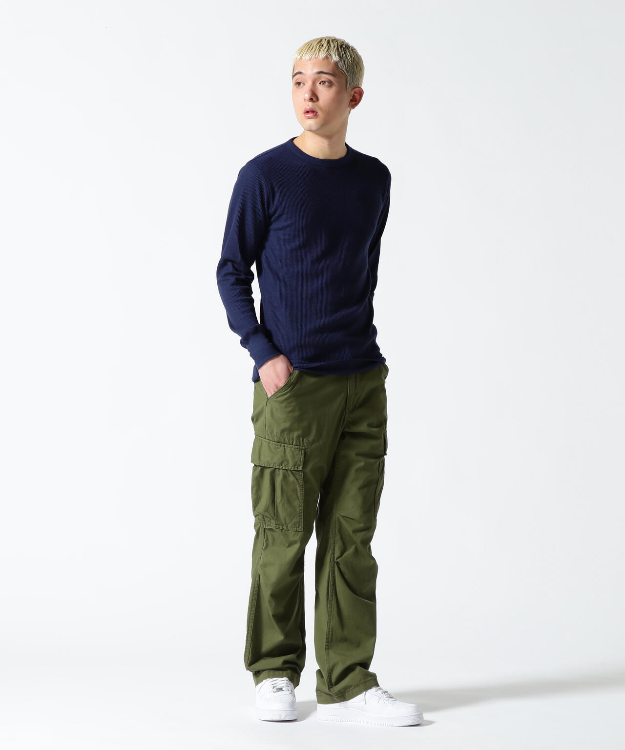 《DAILY/デイリー》THERMAL L/S CREW NECK T-SHIRT
