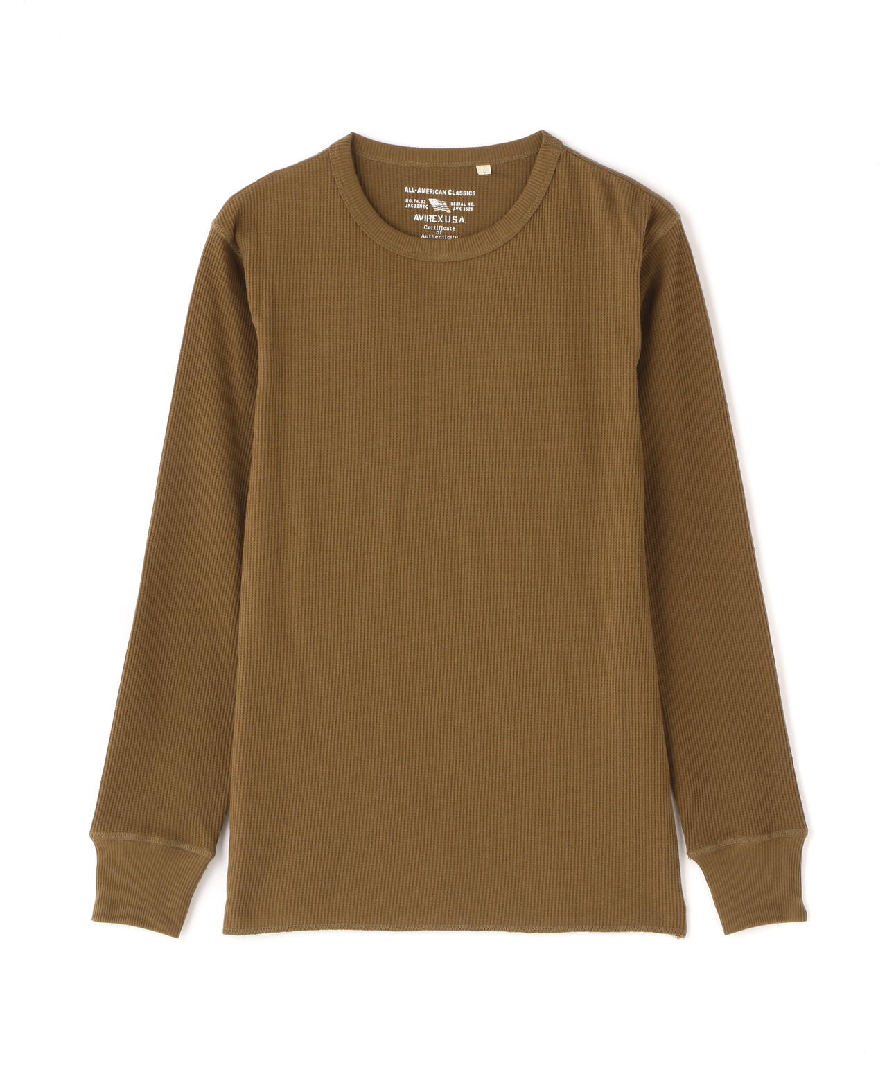 《DAILY/デイリー》THERMAL L/S CREW NECK T-SHIRT