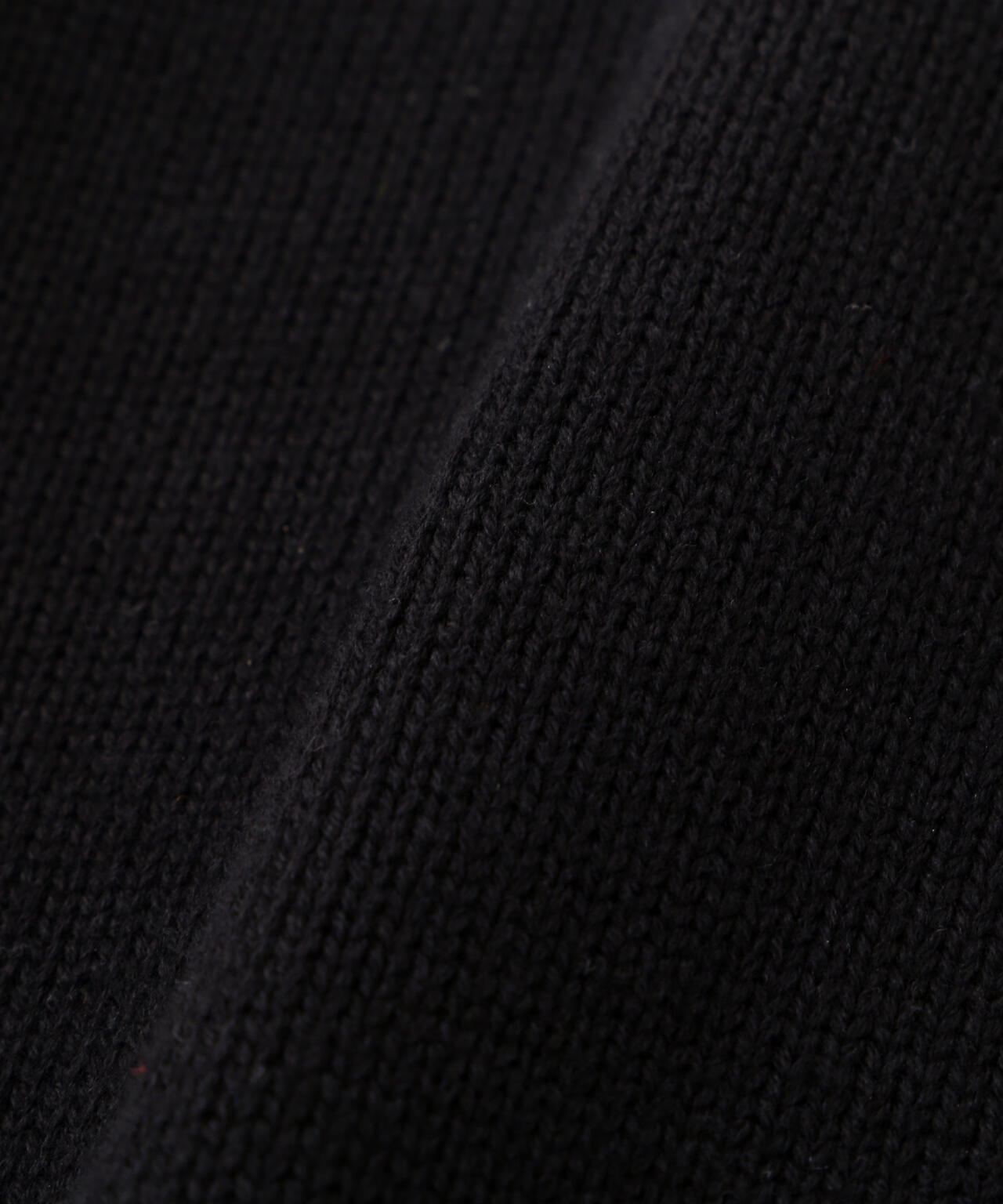 NAVAL STAND COLLAR ZIP KNIT JACKET / ネイバル スタンド カラー