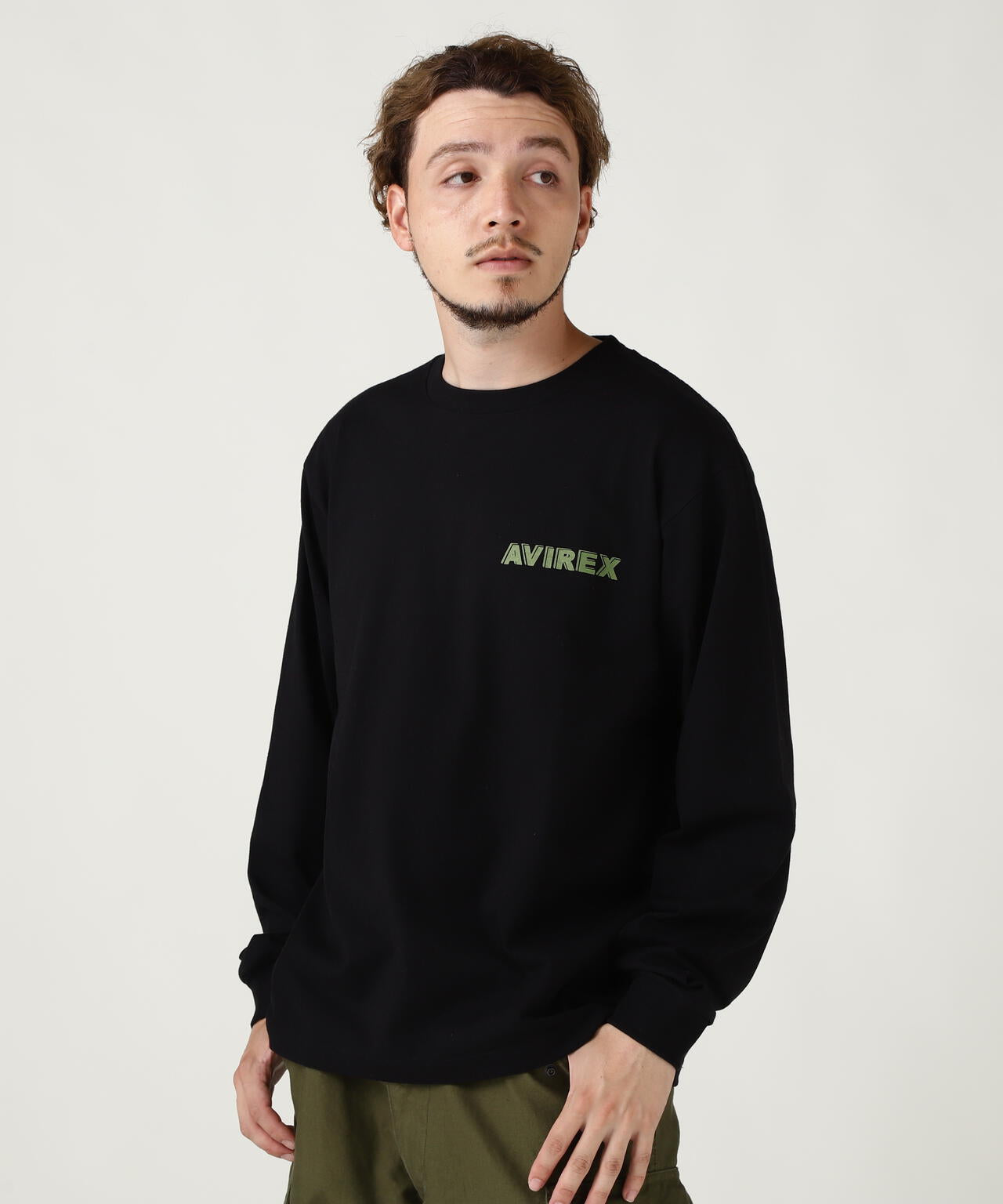 《WEB限定》CAMOUFLAGE STAR & PINUP GIRL L/S T-SHIRT /