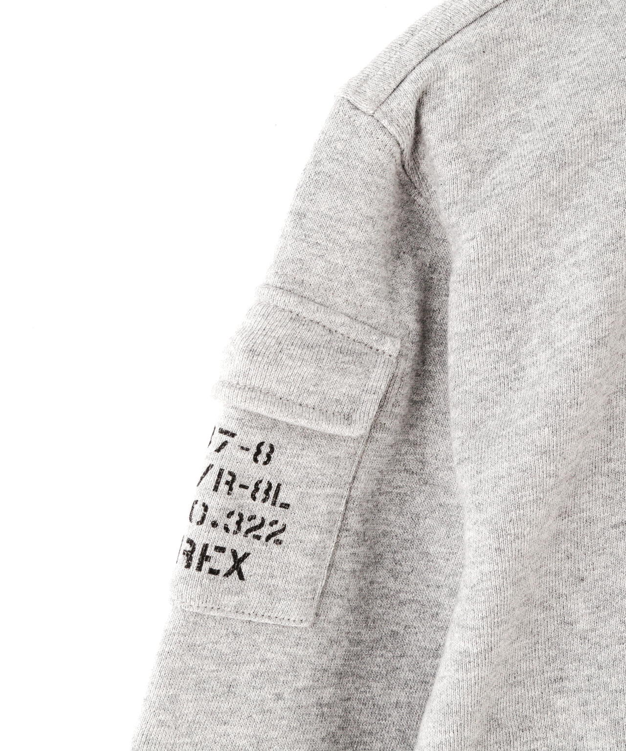 《KIDS》FATIGUE STAND COLLAR ZIPUP SWEAT / ファティーグ スタンド カラー