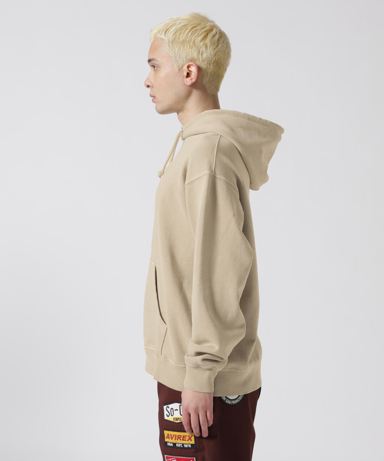《DAILY/デイリー》FADE WASH PULL OVER PARKA / フェード ウォッシュ プルオーバー パーカー