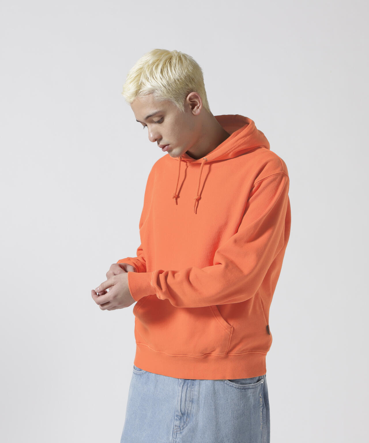 《DAILY/デイリー》FADE WASH PULL OVER PARKA / フェード ウォッシュ プルオーバー パーカー