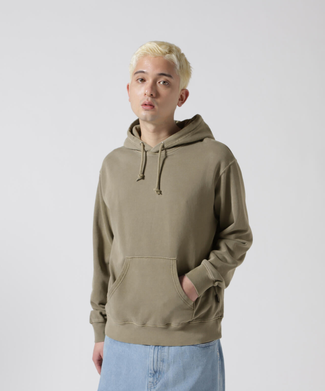 《DAILY/デイリー》FADE WASH PULL OVER PARKA / フェード ウォッシュ プルオーバー パーカー