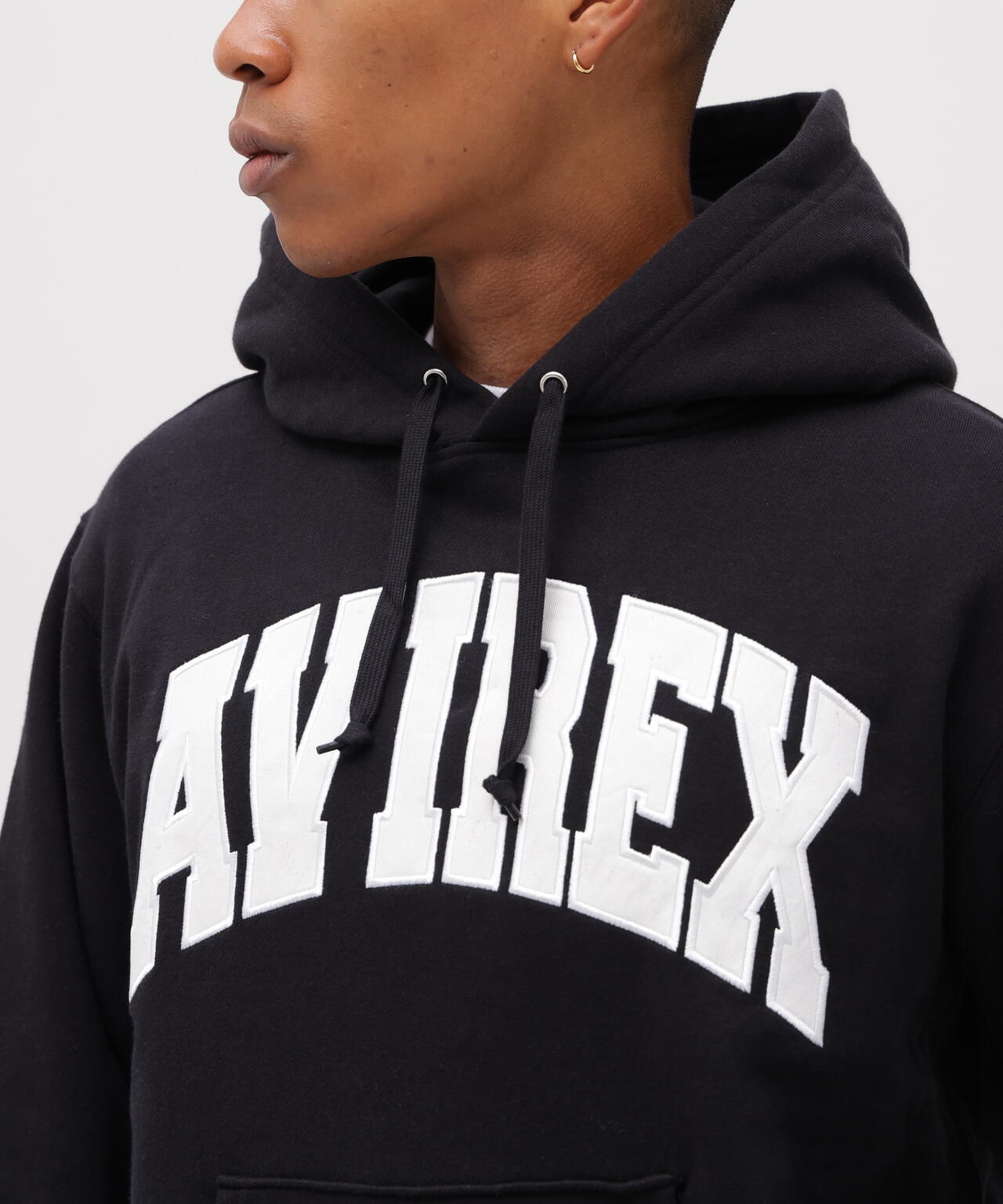 《DAILY/デイリー》PULLOVER SWEAT PARKA LOGO / プルオーバー スウェット パーカー ロゴ / AVIREX