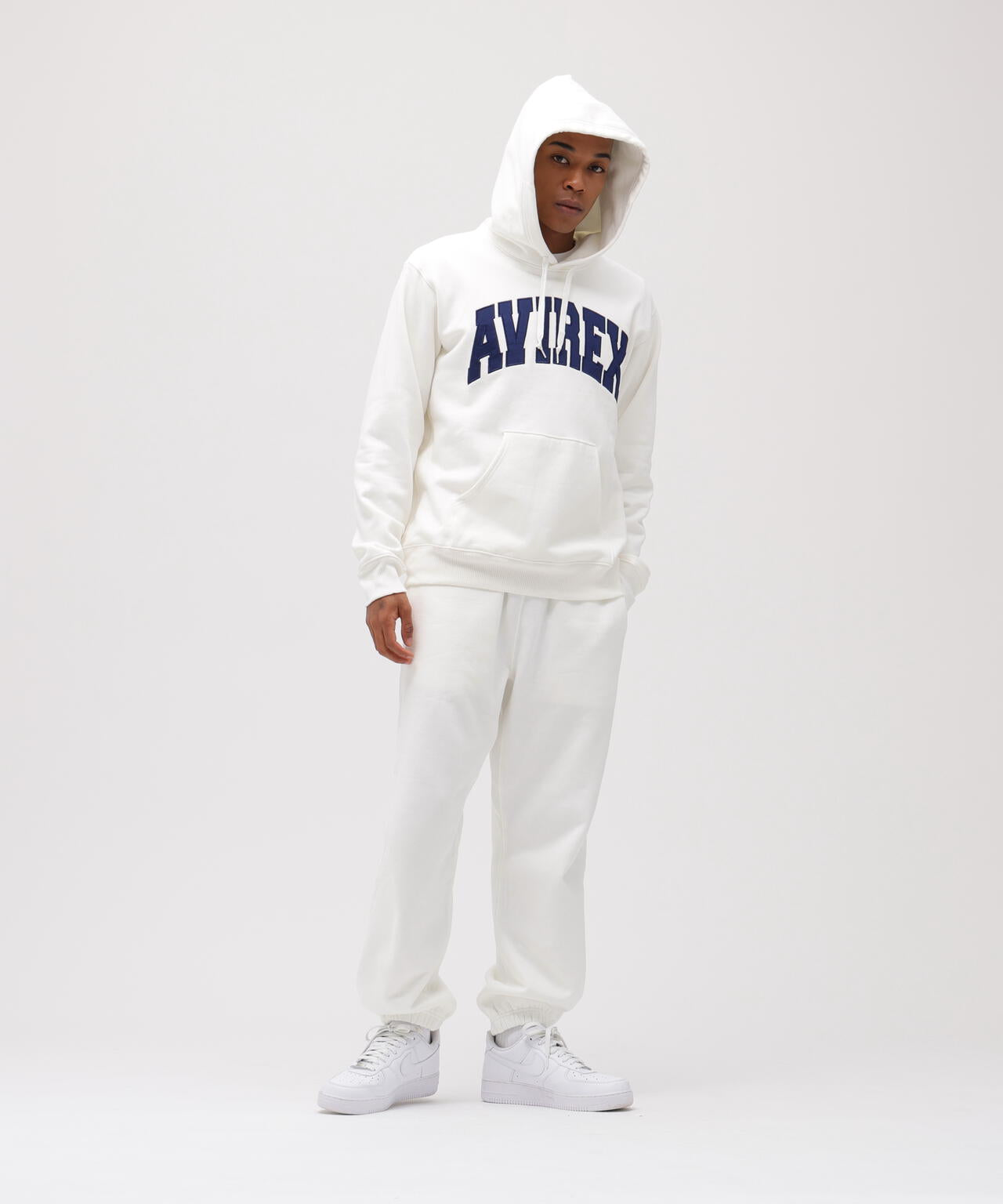《DAILY/デイリー》PULLOVER SWEAT PARKA LOGO / プルオーバー スウェット パーカー ロゴ / AVIREX