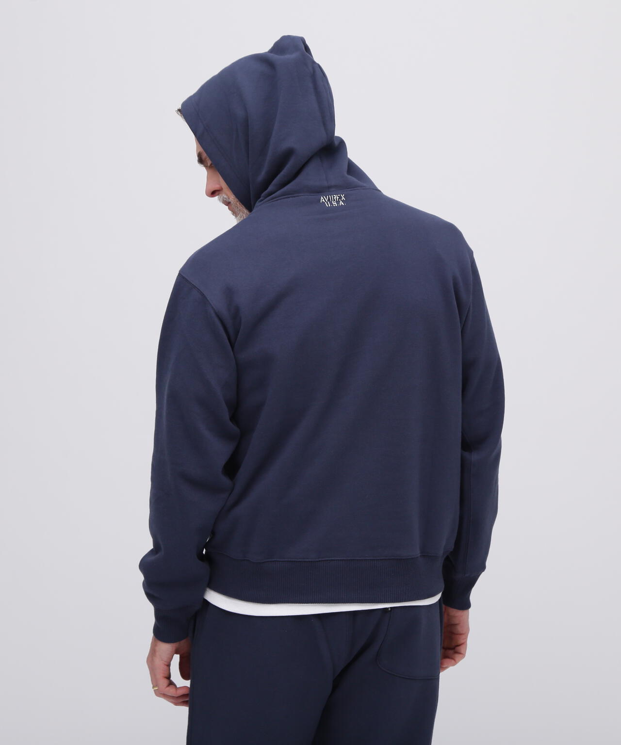 《DAILY/デイリー》PULLOVER SWEAT PARKA LOGO / プルオーバー スウェット パーカー ロゴ / AVIREX