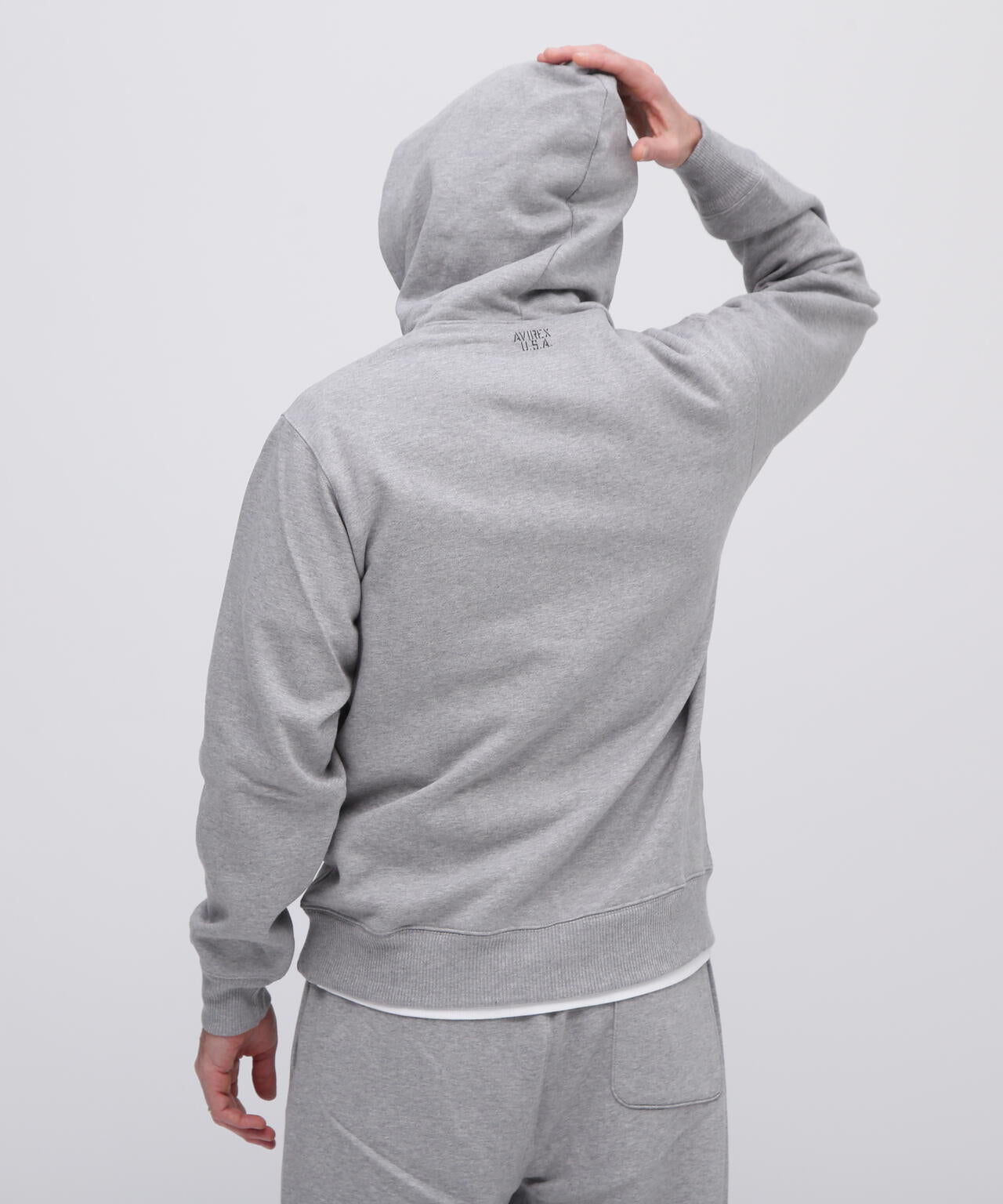 《DAILY/デイリー》PULLOVER SWEAT PARKA LOGO / プルオーバー スウェット パーカー ロゴ / AVIREX