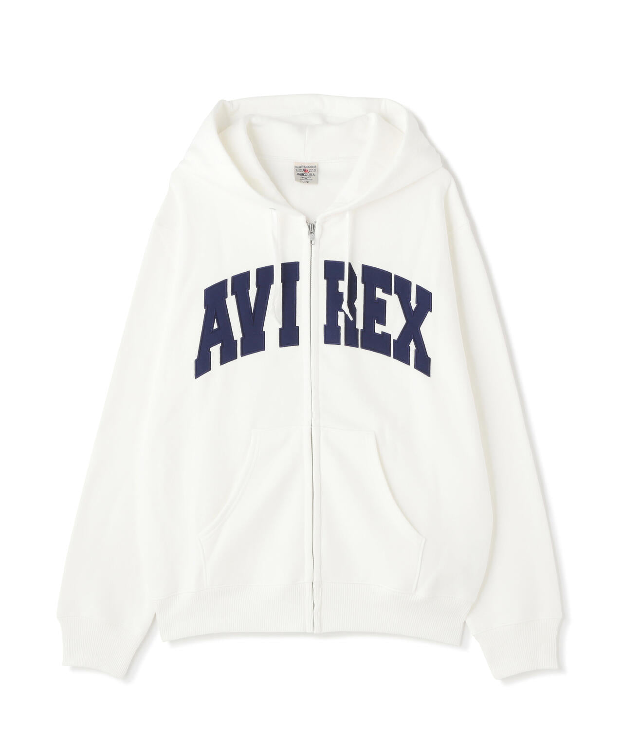《DAILY/デイリー》ZIP UP SWEAT PARKA LOGO / ジップアップ スウェット パーカー ロゴ / AVIREX /