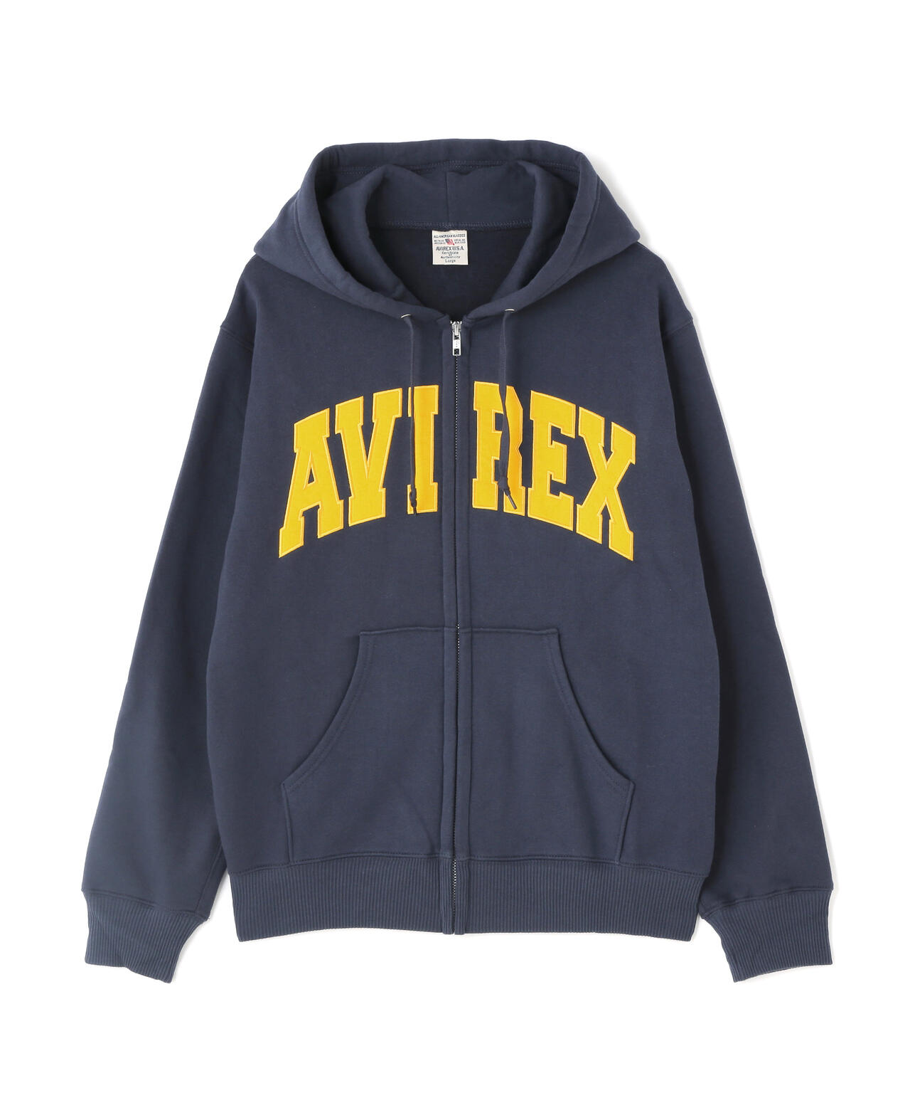 《DAILY/デイリー》ZIP UP SWEAT PARKA LOGO / ジップアップ スウェット パーカー ロゴ / AVIREX /