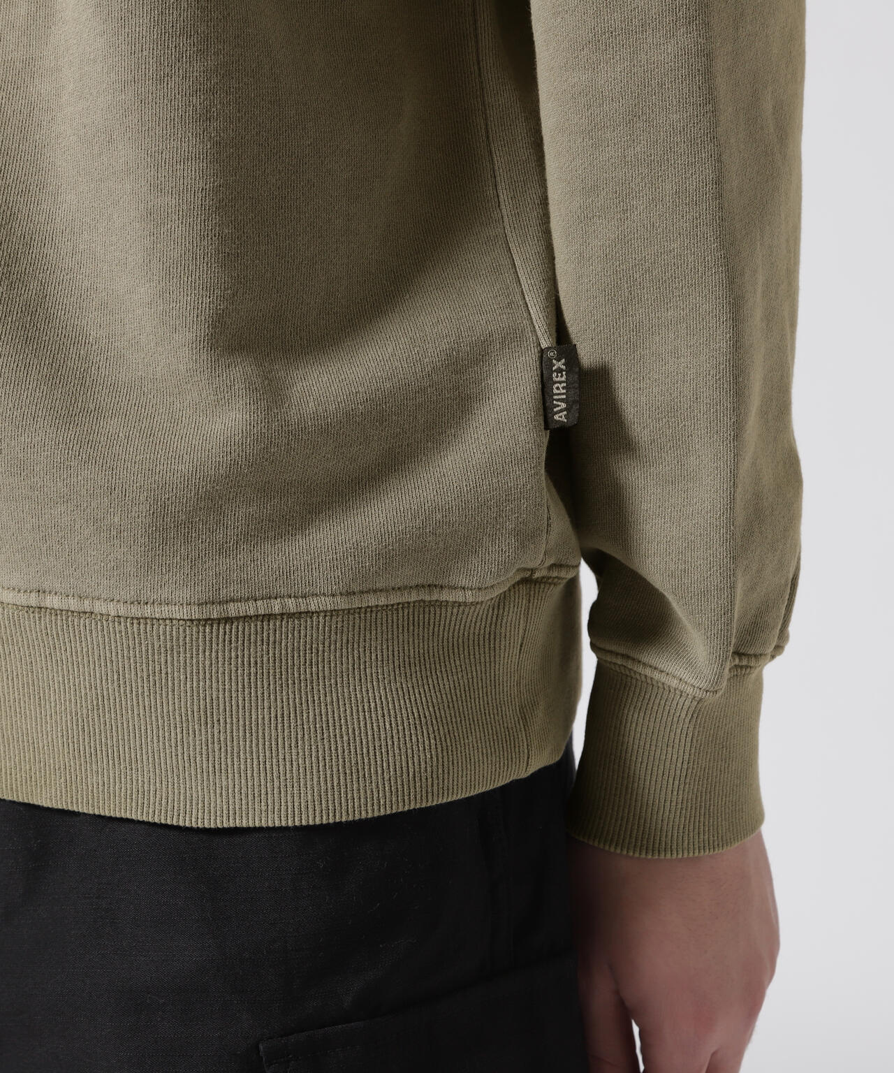 《DAILY/デイリー》FADE WASH CREW NECK SWEAT / フェード ウォッシュ クルーネック スウェット