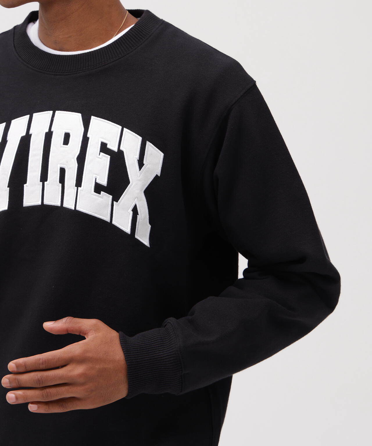 《DAILY/デイリー》CREW NECK L/S SWEAT LOGO / クルーネック ロングスリーブ スウェット / AVIREX /