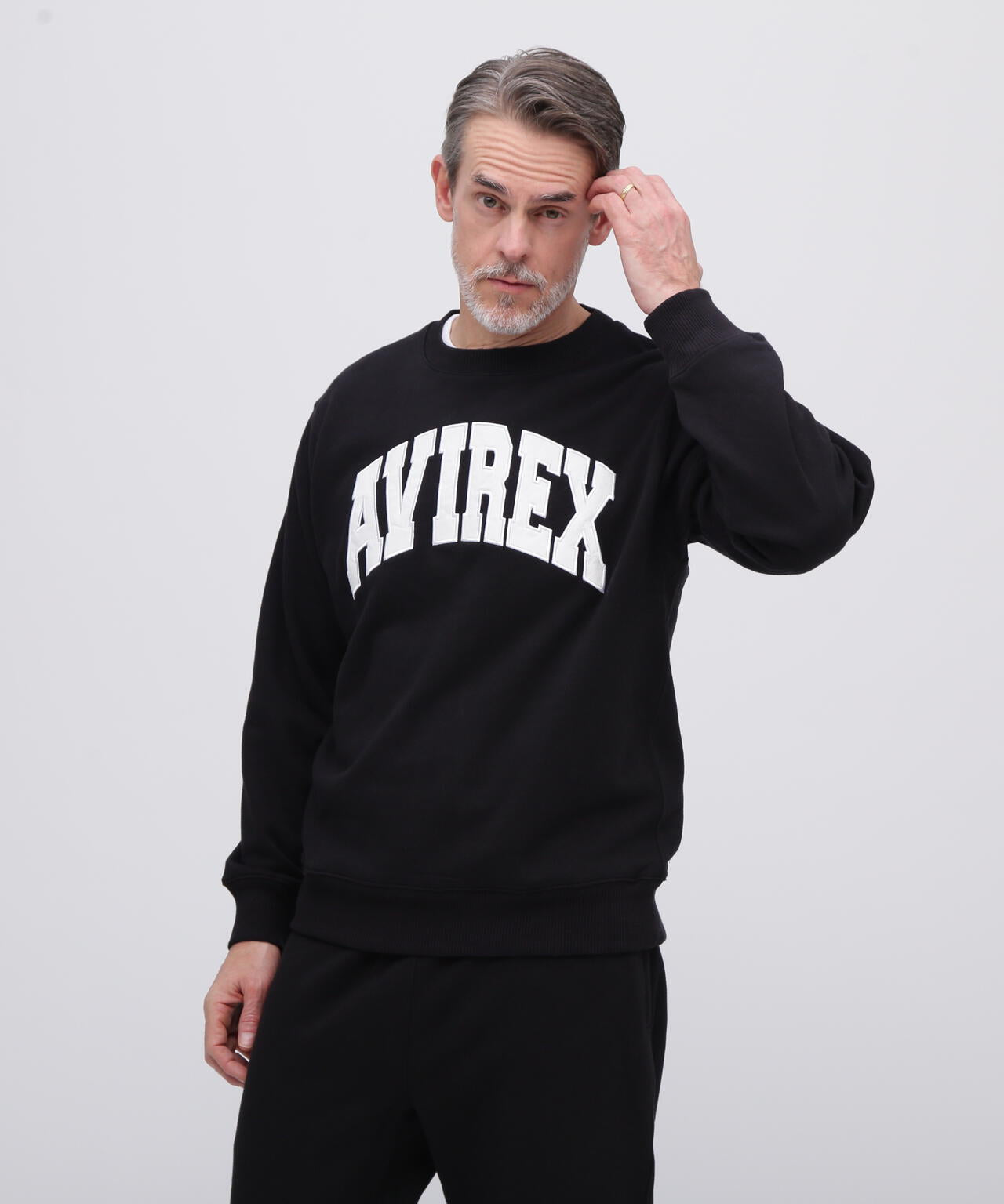 《DAILY/デイリー》CREW NECK L/S SWEAT LOGO / クルーネック ロングスリーブ スウェット / AVIREX /