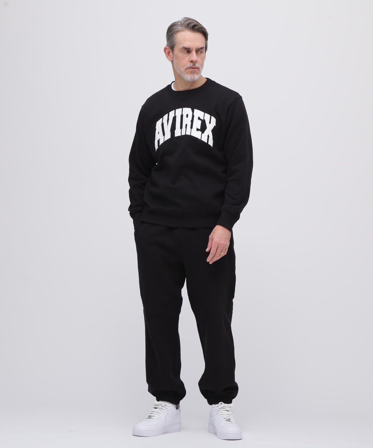 《DAILY/デイリー》CREW NECK L/S SWEAT LOGO / クルーネック ロングスリーブ スウェット / AVIREX /