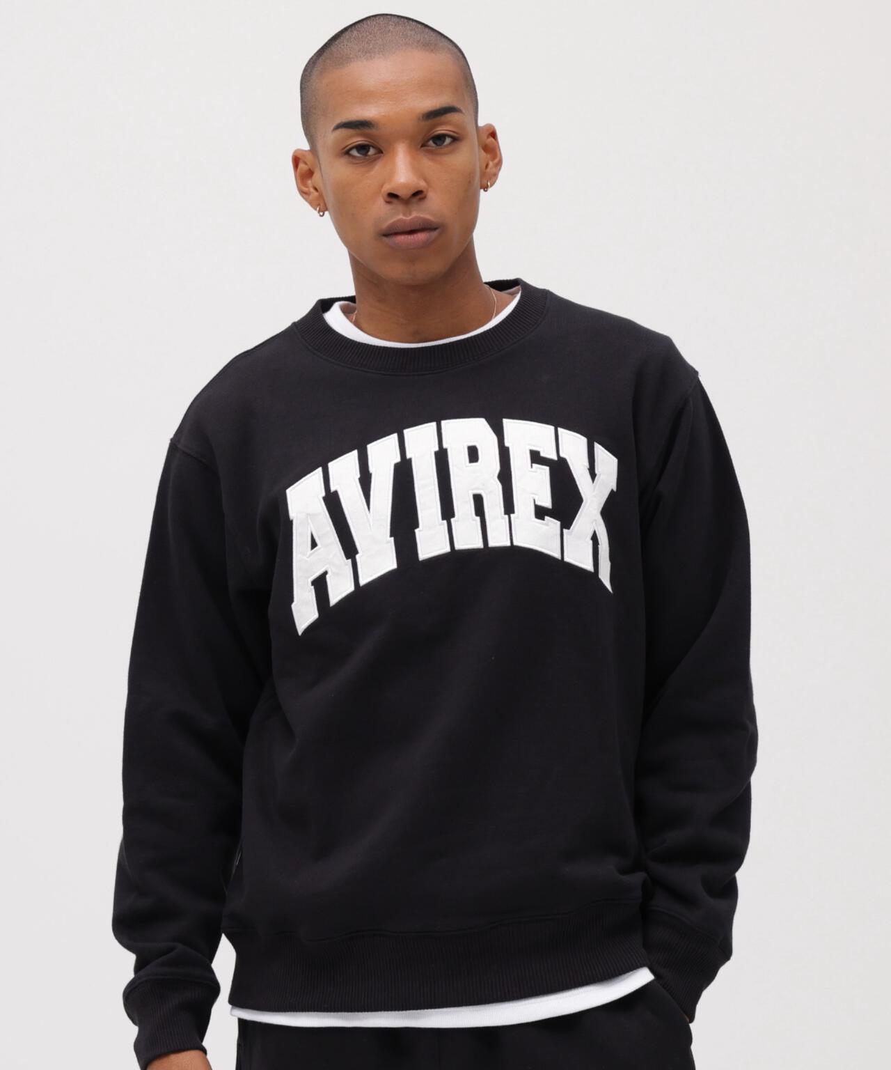 《DAILY/デイリー》CREW NECK L/S SWEAT LOGO / クルーネック ロングスリーブ スウェット / AVIREX /