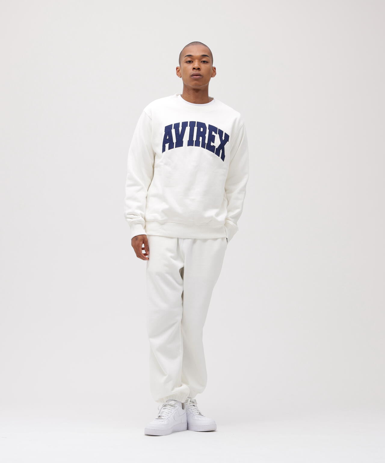 《DAILY/デイリー》CREW NECK L/S SWEAT LOGO / クルーネック ロングスリーブ スウェット / AVIREX /