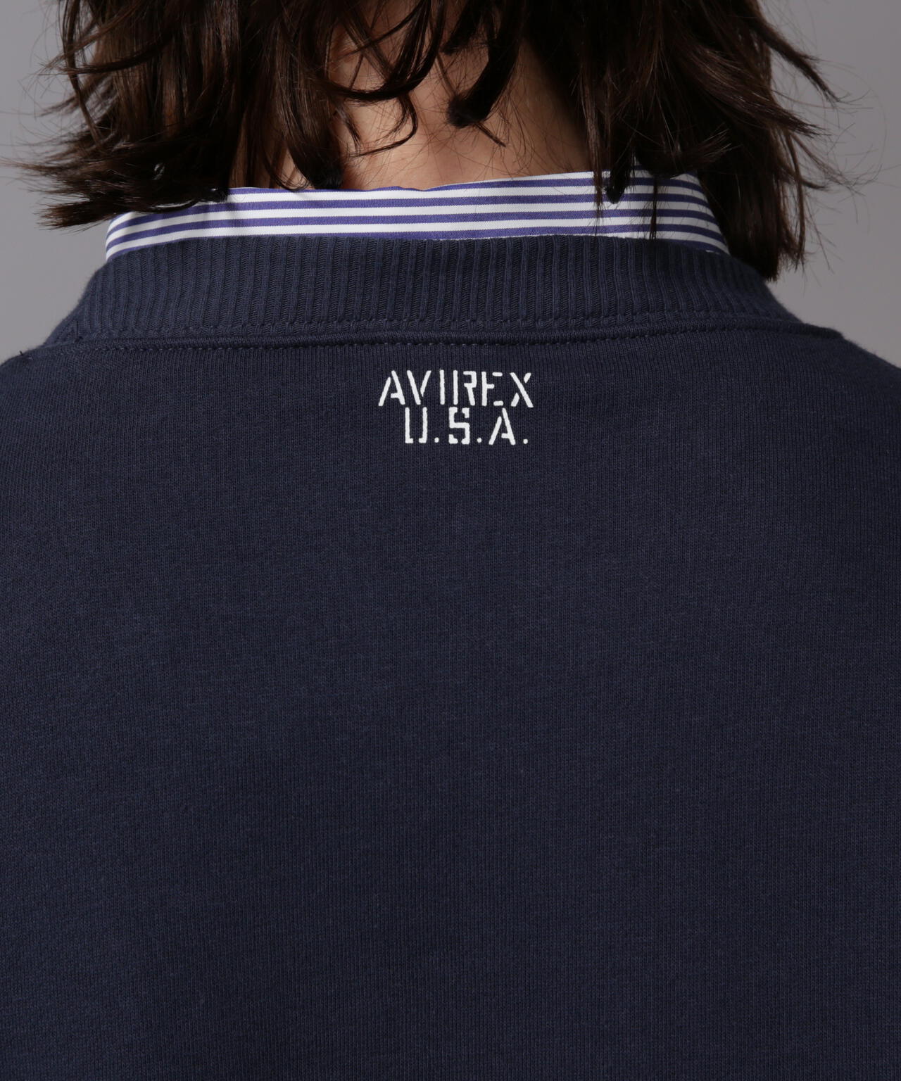 《DAILY/デイリー》CREW NECK L/S SWEAT LOGO / クルーネック ロングスリーブ スウェット / AVIREX /
