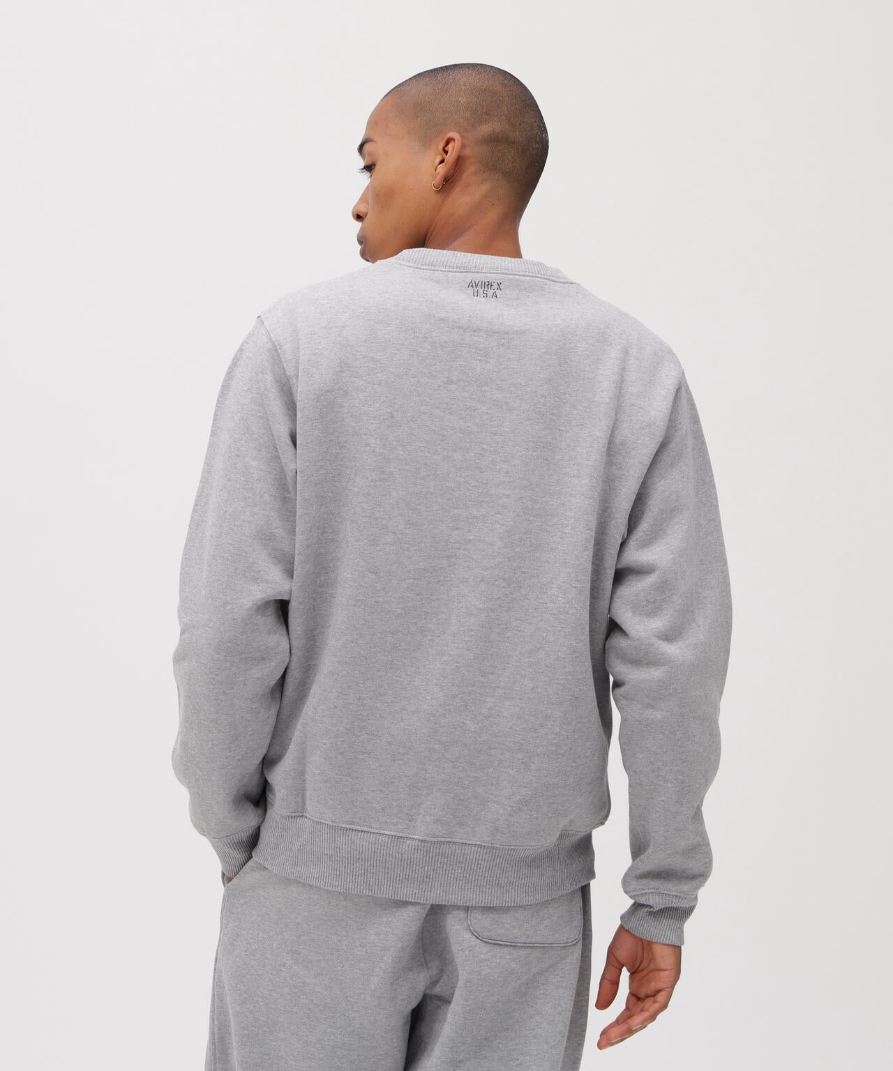 《DAILY/デイリー》CREW NECK L/S SWEAT LOGO / クルーネック ロングスリーブ スウェット / AVIREX /