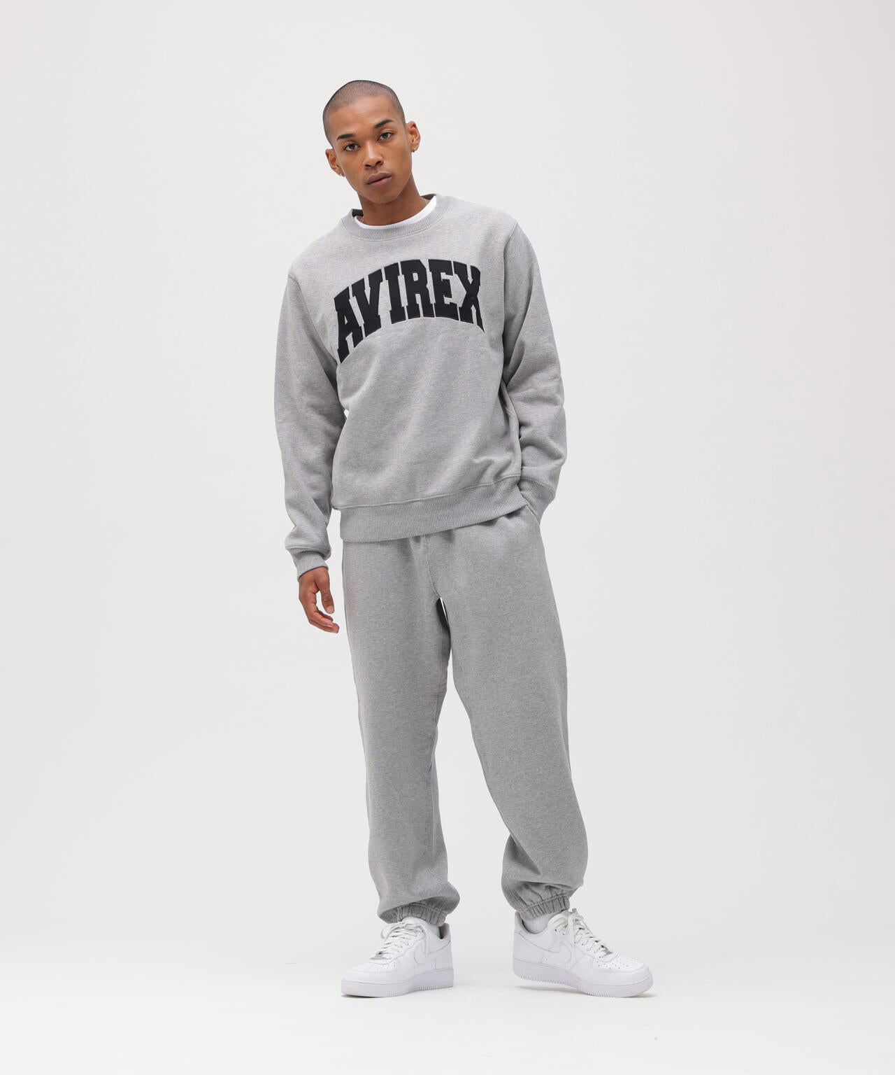 《DAILY/デイリー》CREW NECK L/S SWEAT LOGO / クルーネック ロングスリーブ スウェット / AVIREX /