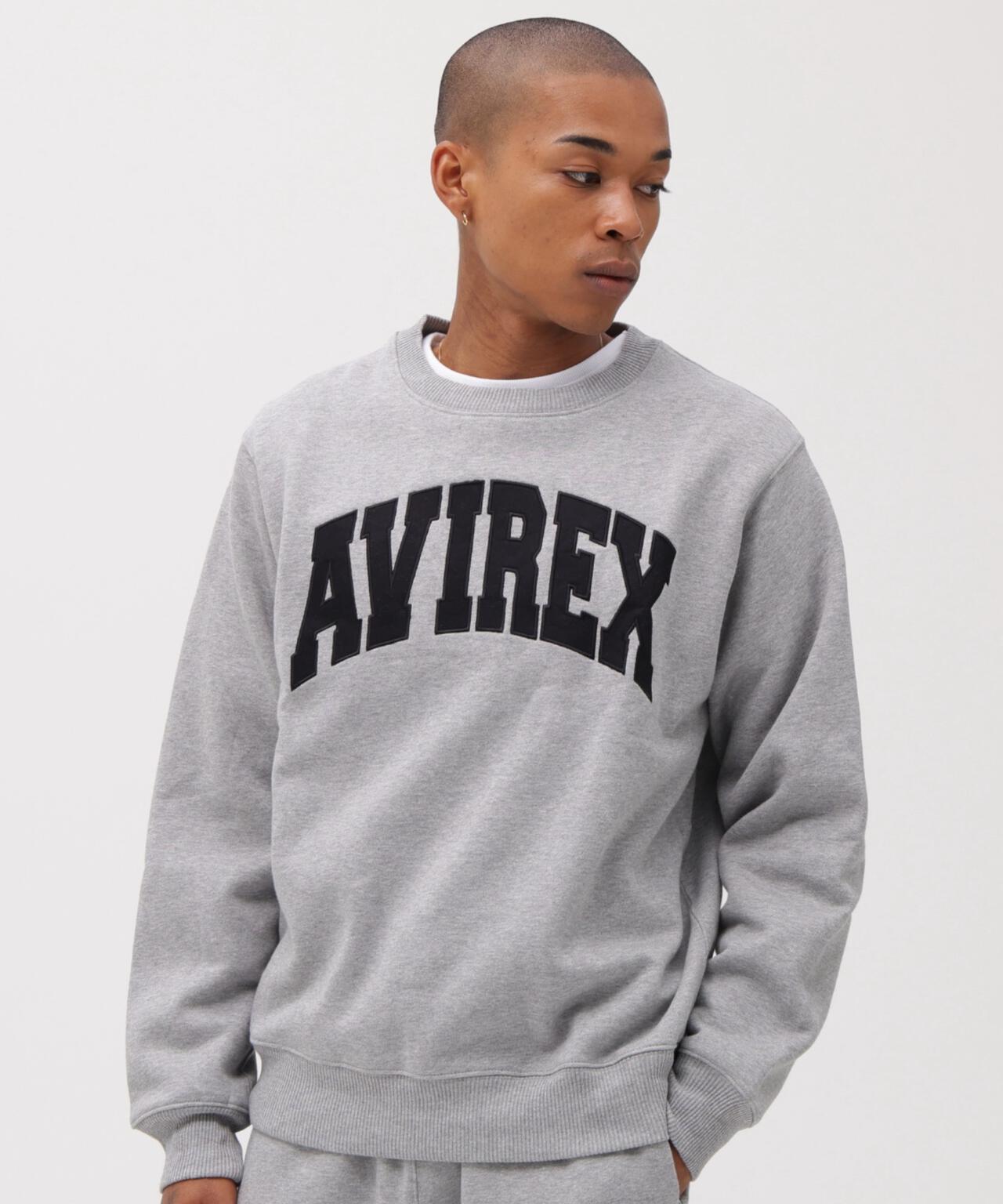 《DAILY/デイリー》CREW NECK L/S SWEAT LOGO / クルーネック ロングスリーブ スウェット / AVIREX /