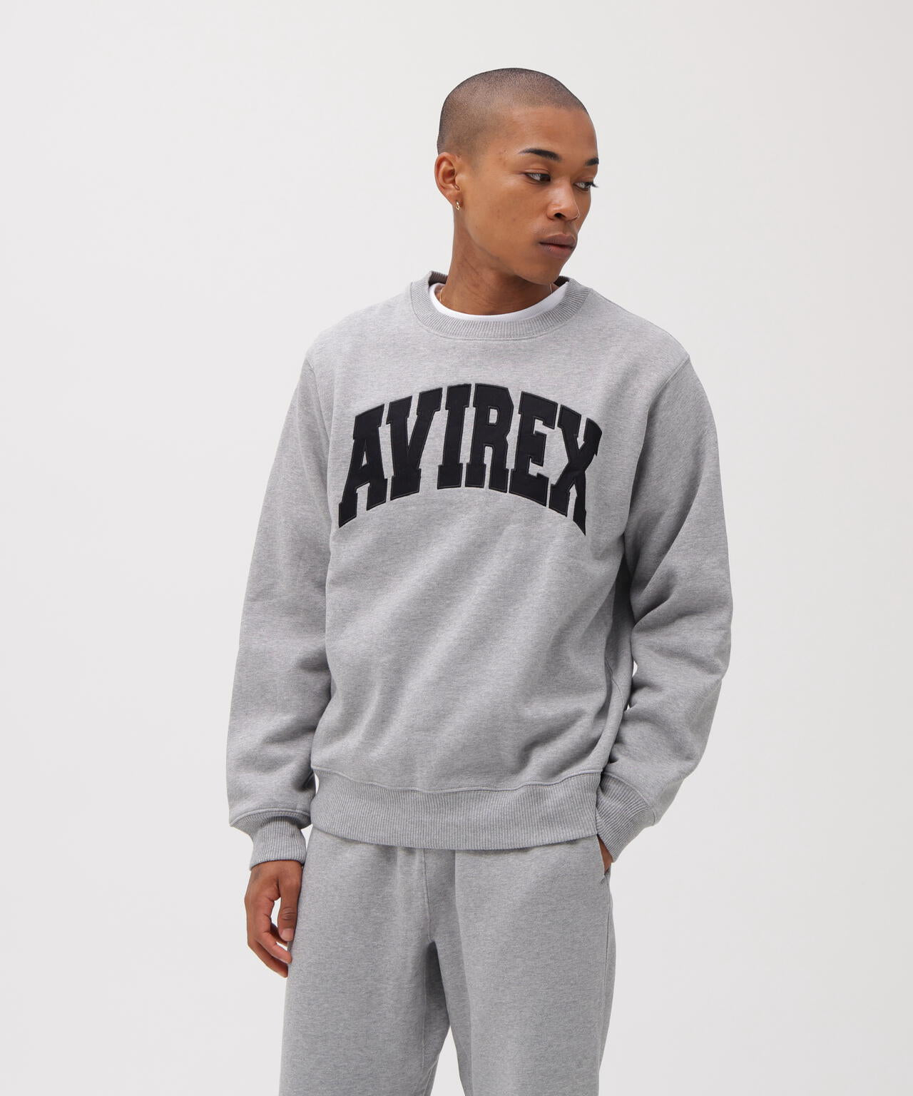 《DAILY/デイリー》CREW NECK L/S SWEAT LOGO / クルーネック ロングスリーブ スウェット / AVIREX /