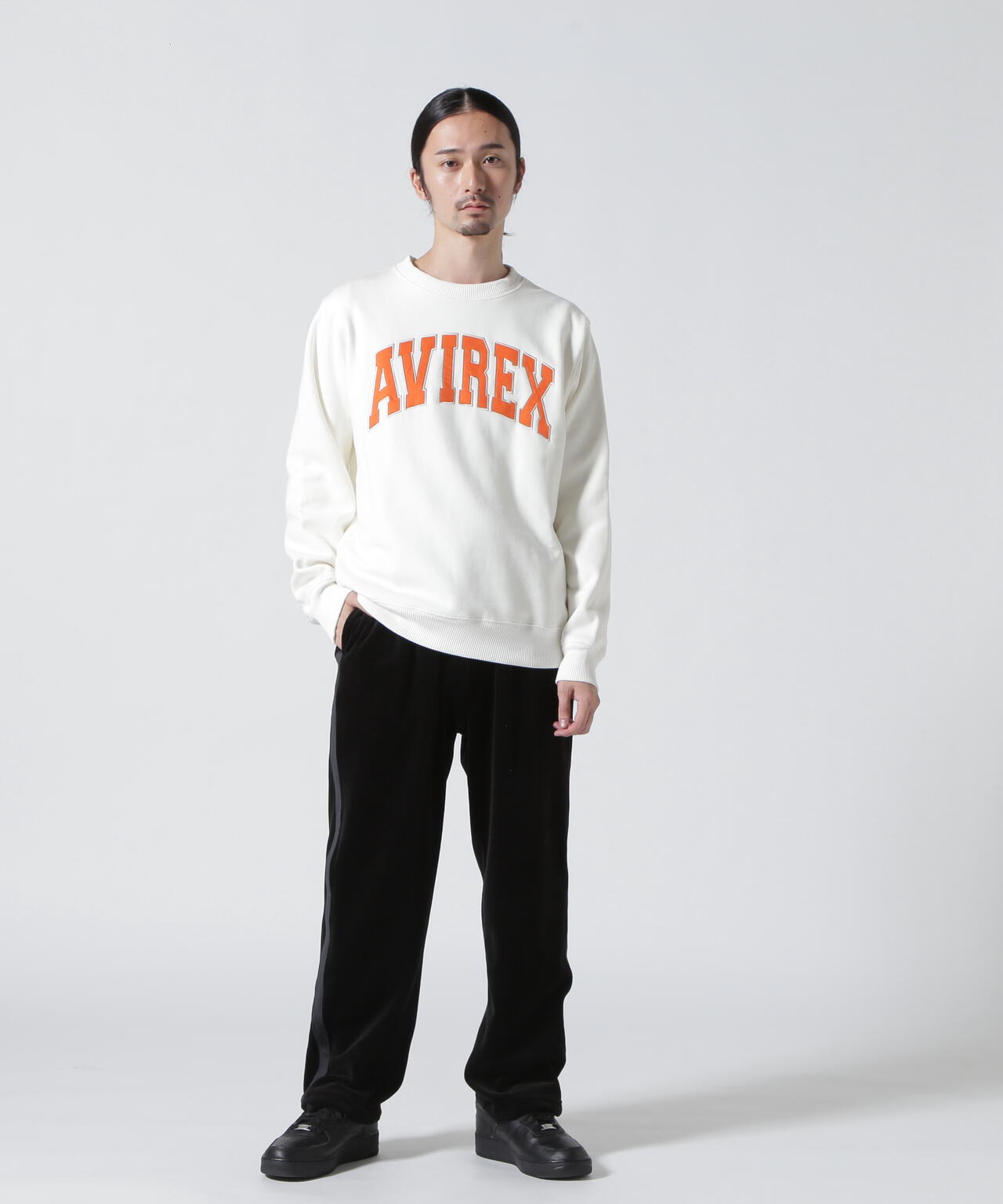 《WEB&DEPOT限定》DAILY EX LOGO CREW NECK SWEAT