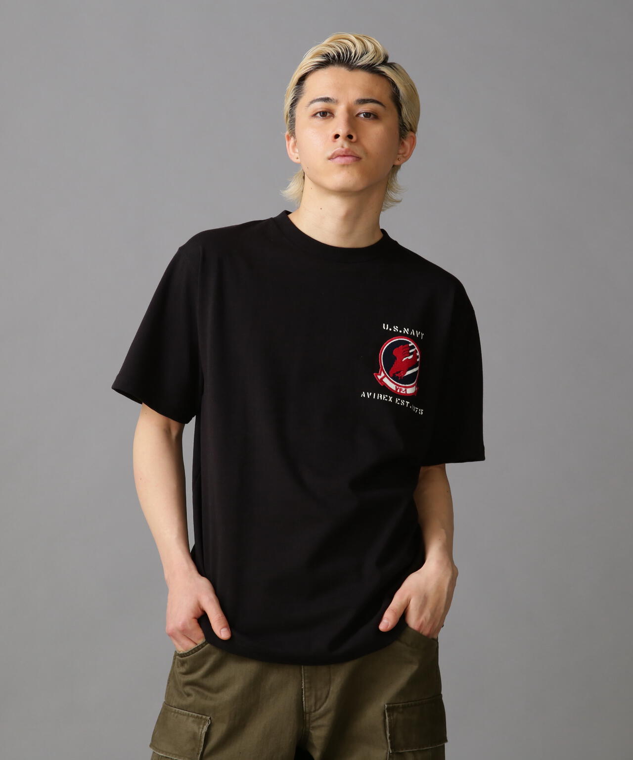 TOP GUN SHEETING PATCH T-SHIRT / トップガン シーチング パッチ Tシャツ