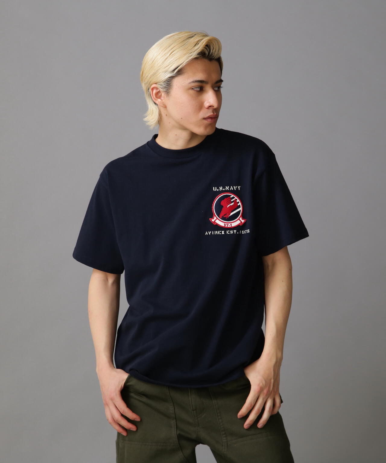 TOP GUN SHEETING PATCH T-SHIRT / トップガン シーチング パッチ Tシャツ